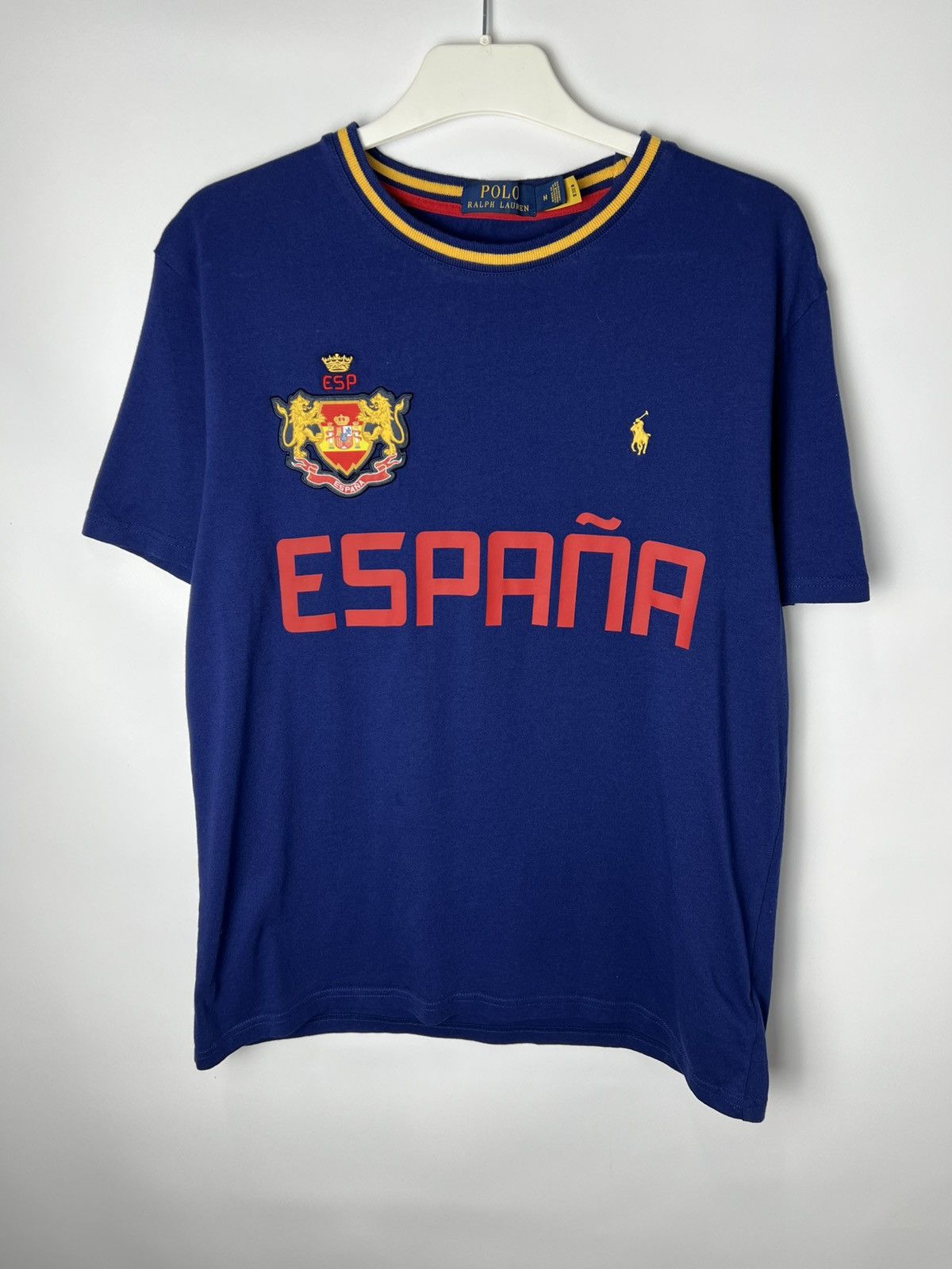 Polo Ralph Lauren Vintage sk8 y2k Polo Ralph Lauren Spain Espana T-shirt Size US M / EU 48-50 / 2 - 1 Thumbnail
