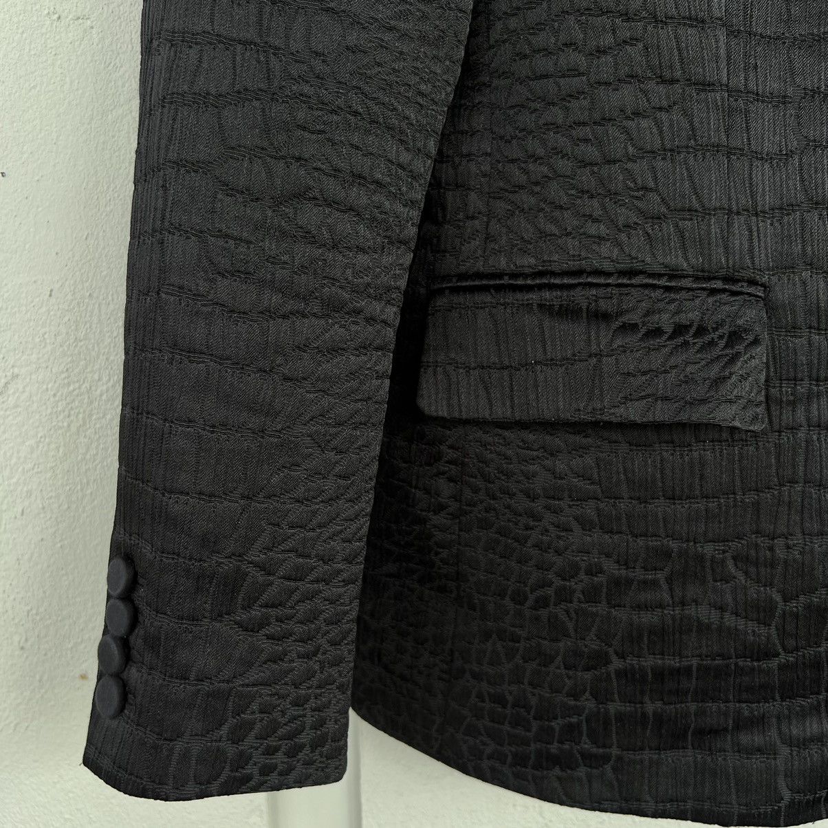 Japanese Brand × Uniqlo Carine Roifeld Paris Uniqlo Womens Lined Textured Blazer Size L / US 10 / IT 46 - 13 Thumbnail