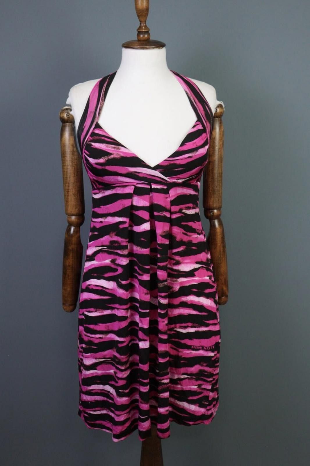 Designer Miss Sixty Multicolor Bodycon Tank A-Line Dress Size XS Size XS / US 0-2 / IT 36-38 - 1 Thumbnail