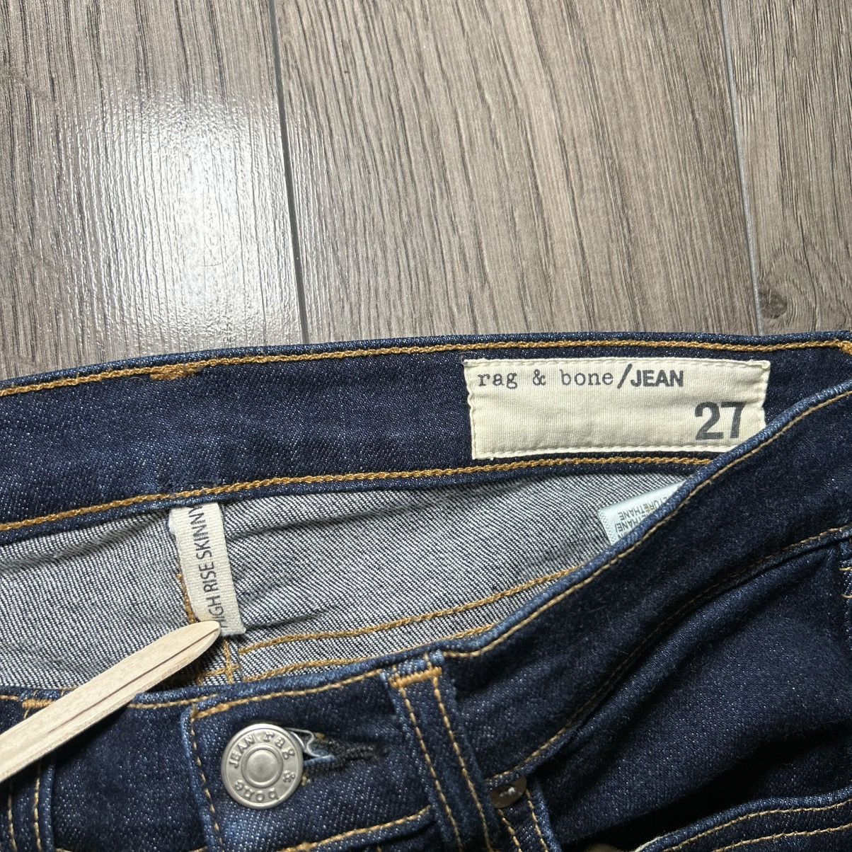 Rag & Bone Rag & Bone High Rise Skinny Jean in Heritage Size 27 Size 27" / US 4 / IT 40 - 10 Thumbnail