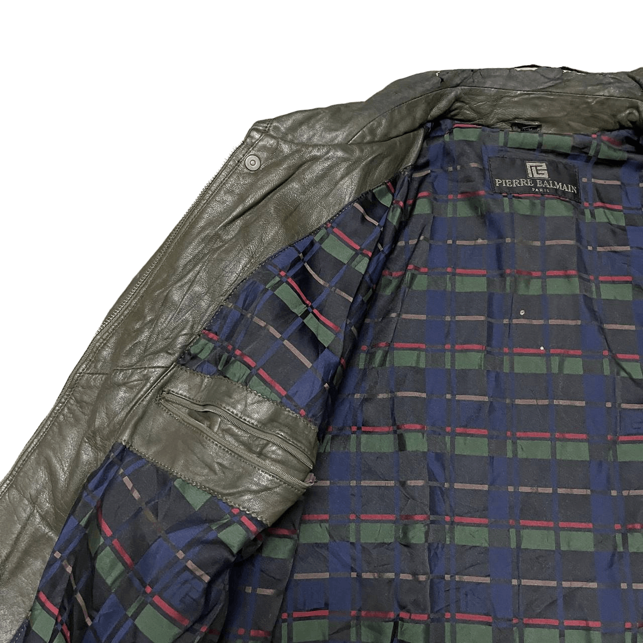 Pierre Balmain Vintage Pierre Balmain Paris Leather Jacket Lambskin Size US M / EU 48-50 / 2 - 8 Thumbnail