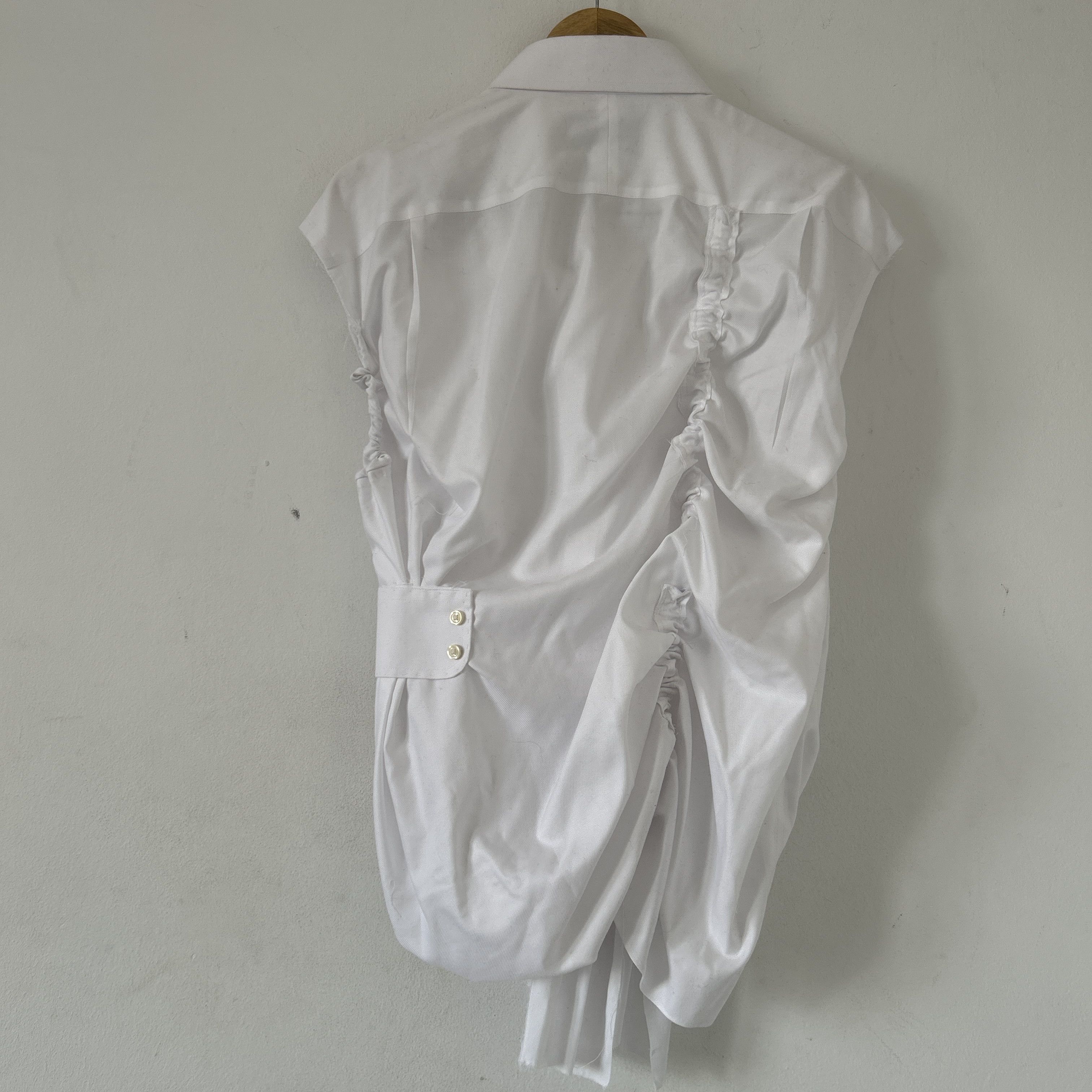 Deconstructed Upcycled Avant Garde Shirt