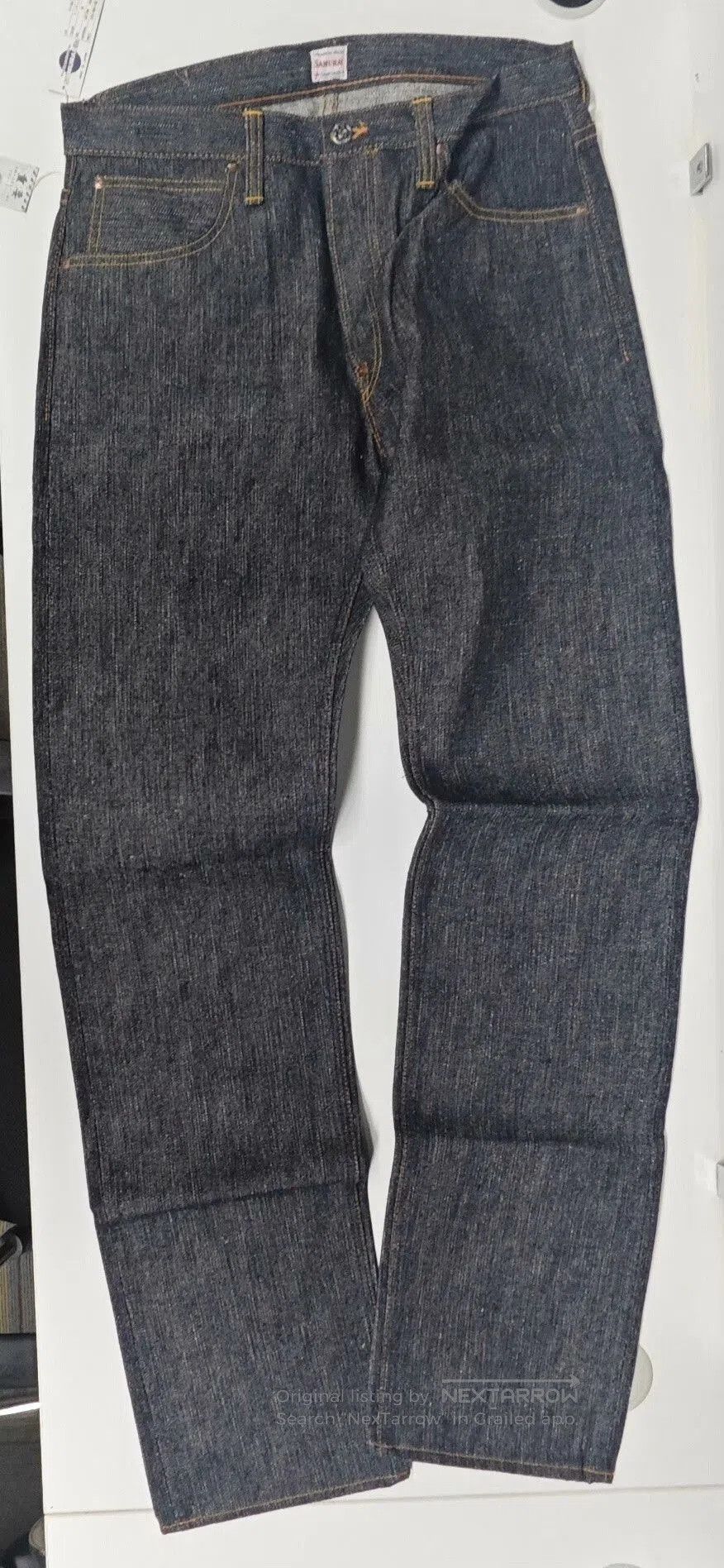 Samurai Jeans Samurai S110J Straight Blade Denim Jeans. Size US 34 / EU 50 - 2 Thumbnail