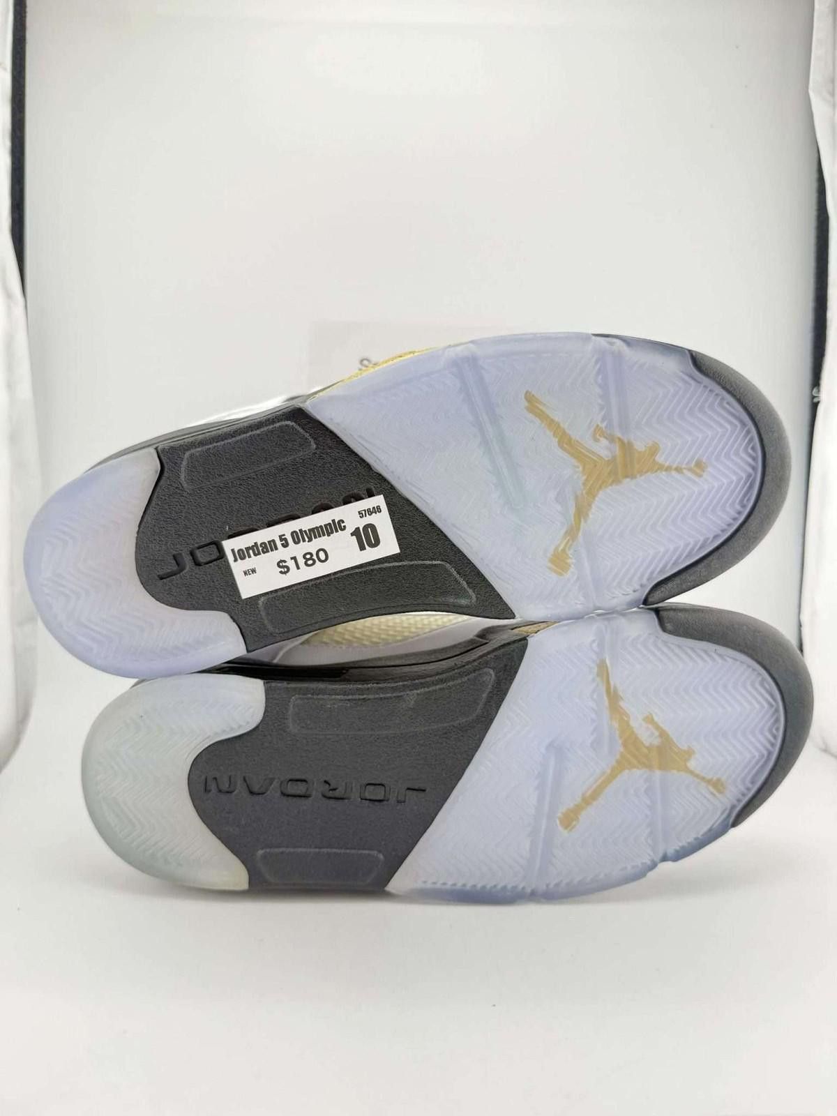 Jordan Brand Jordan 5 Olympic Gold US 10 New with Box Size US 10 / EU 43 - 5 Thumbnail