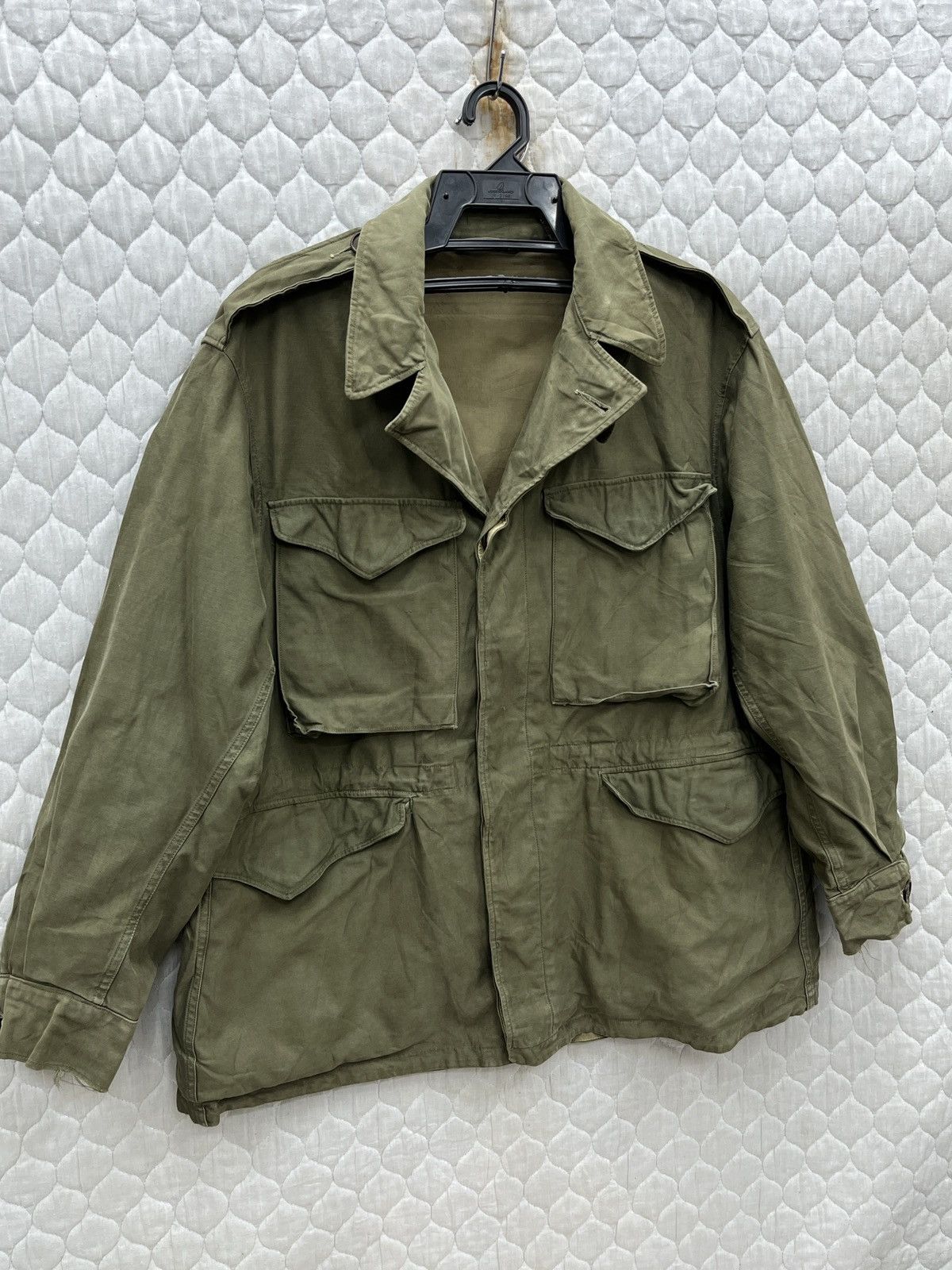 Vintage 🔥🔥🔥STEALS VINTAGE US MILITARY M43 FIELD JACKET Size US M / EU 48-50 / 2 - 3 Thumbnail