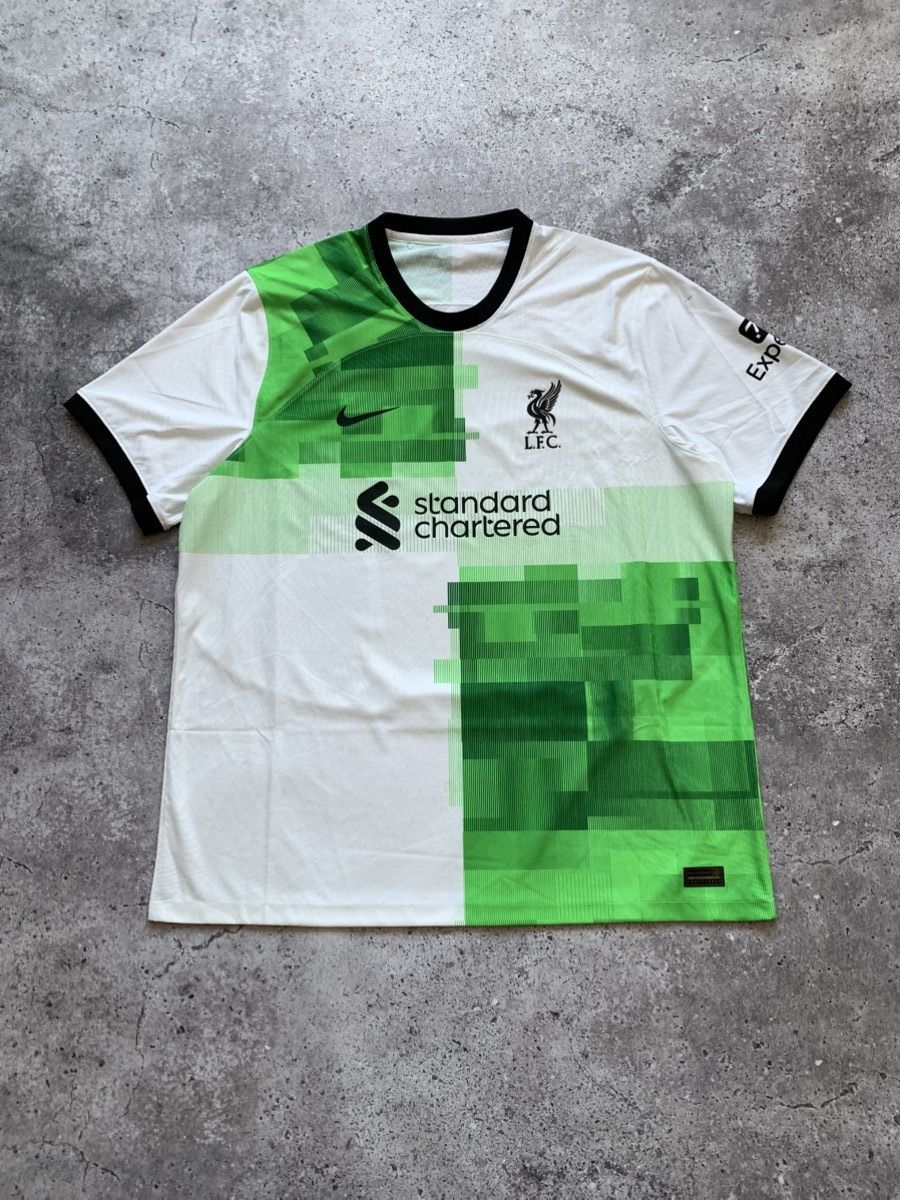 Nike 🔥NIKE LIVERPOOL 2023/24 AWAY PLAYER ISSUE DRI-FIT ADV SHIRT Size US XXL / EU 58 / 5 - 2 Thumbnail