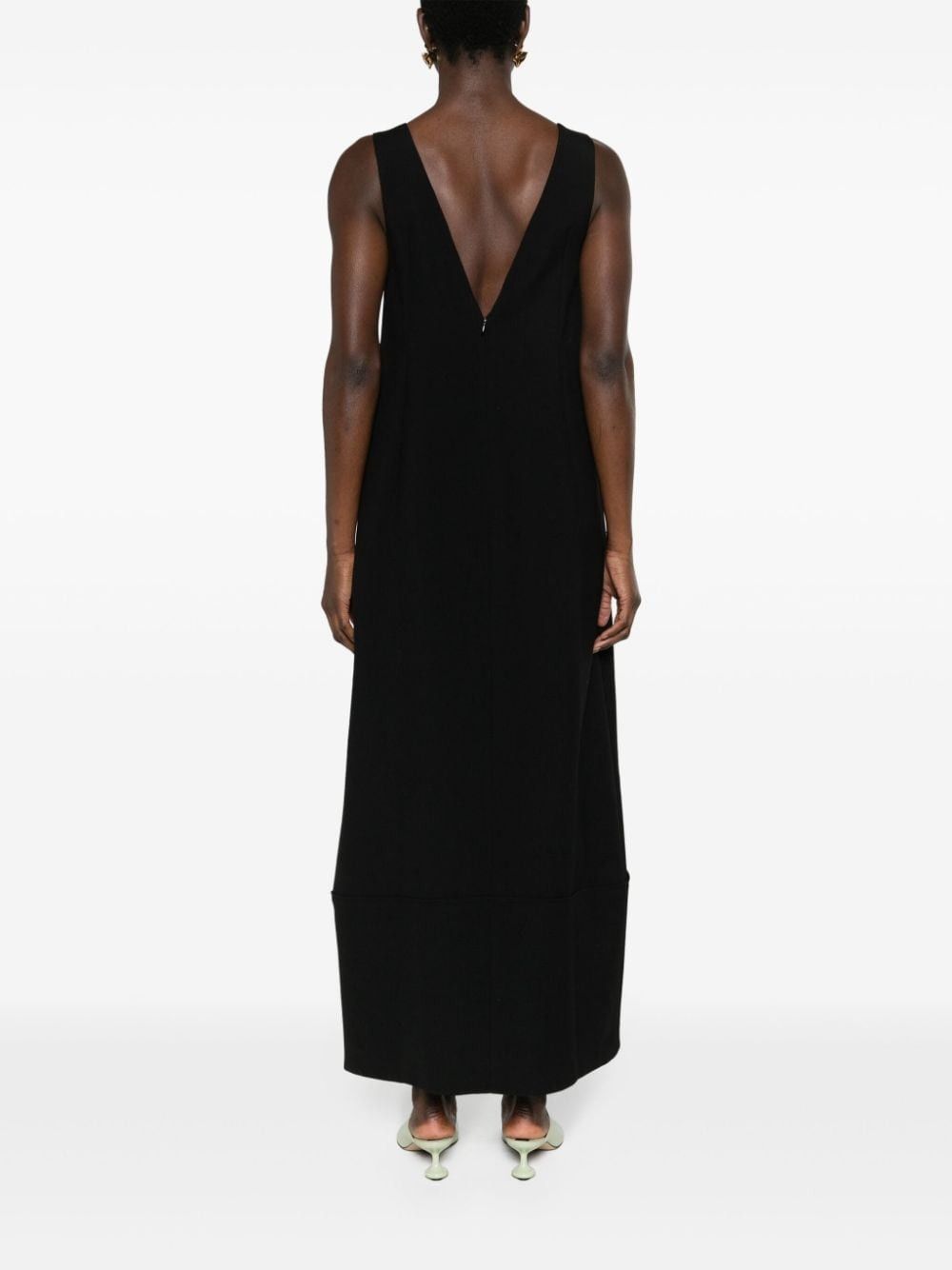 Jil Sander o1w1db10825 Dress in Black Size S / US 4 / IT 40 - 4 Thumbnail
