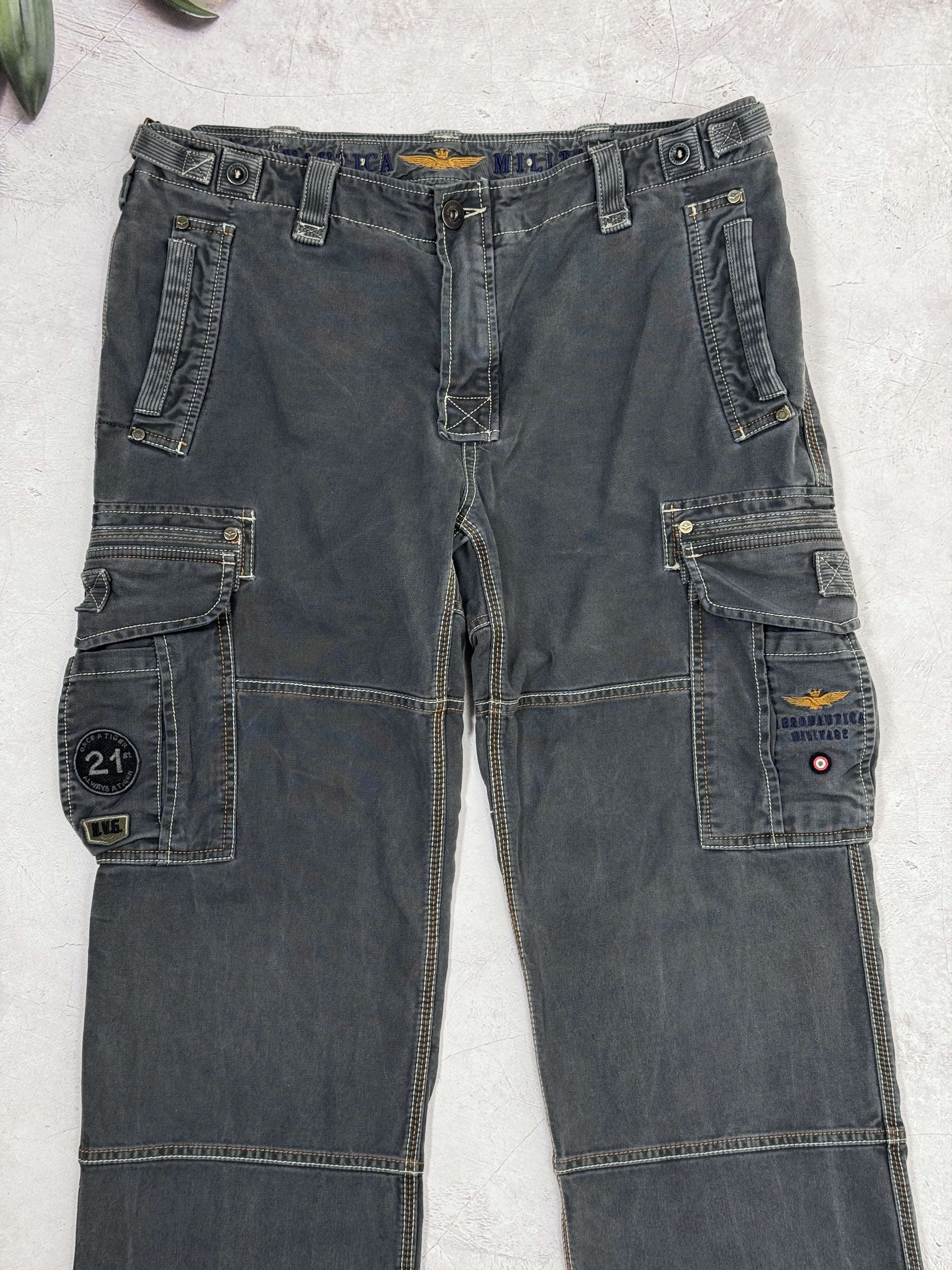 Aeronautica Militare Cargo Pants Trousers Multipocket