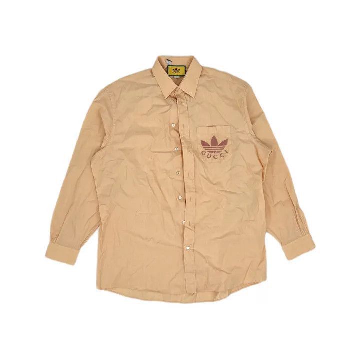 Gucci Gucci Gucci x Adidas Casual Long Sleeve Shirt -2506 Size US L / EU 52-54 / 3 - 2 Thumbnail