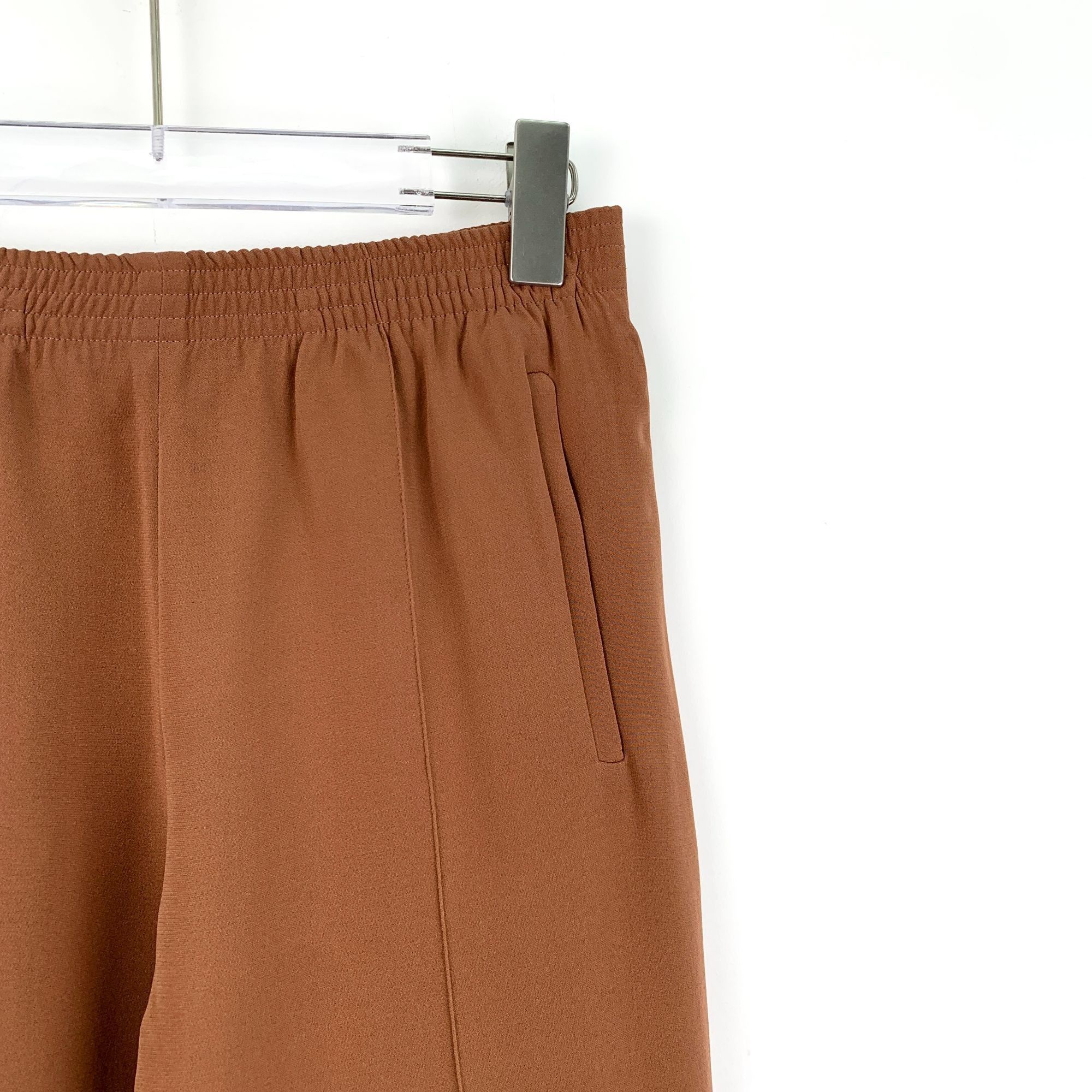 Chloe CHLOE French Made Marron Rouge Silk Elastane Casual Pants Si Size 36" / US 14 / IT 50 - 6 Thumbnail