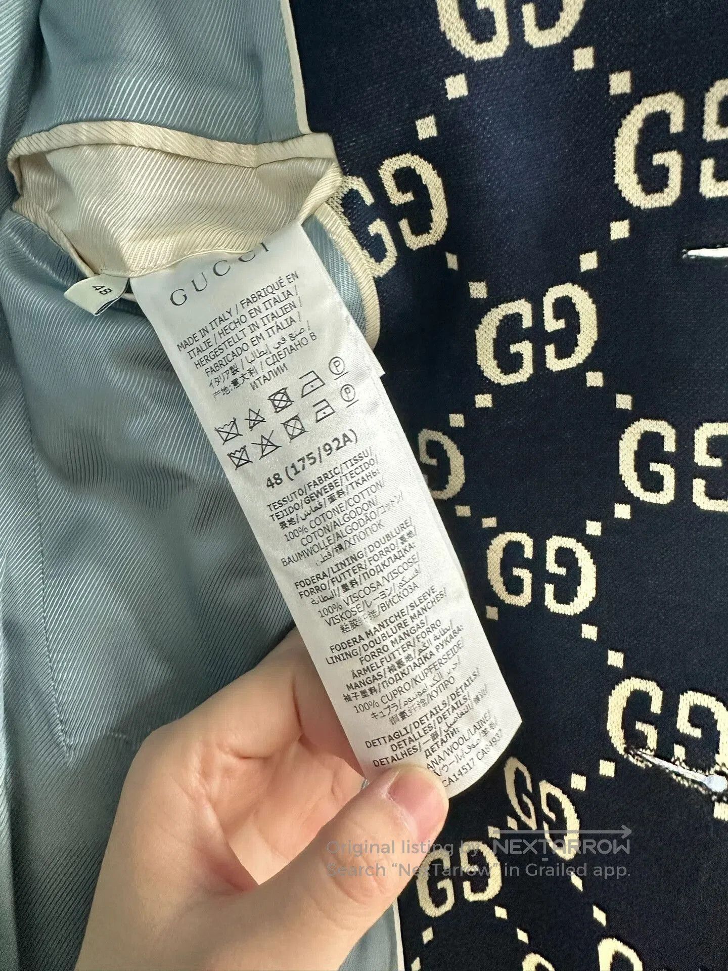 Gucci Gucci Full Print Coat. Size US M / EU 48-50 / 2 - 3 Thumbnail