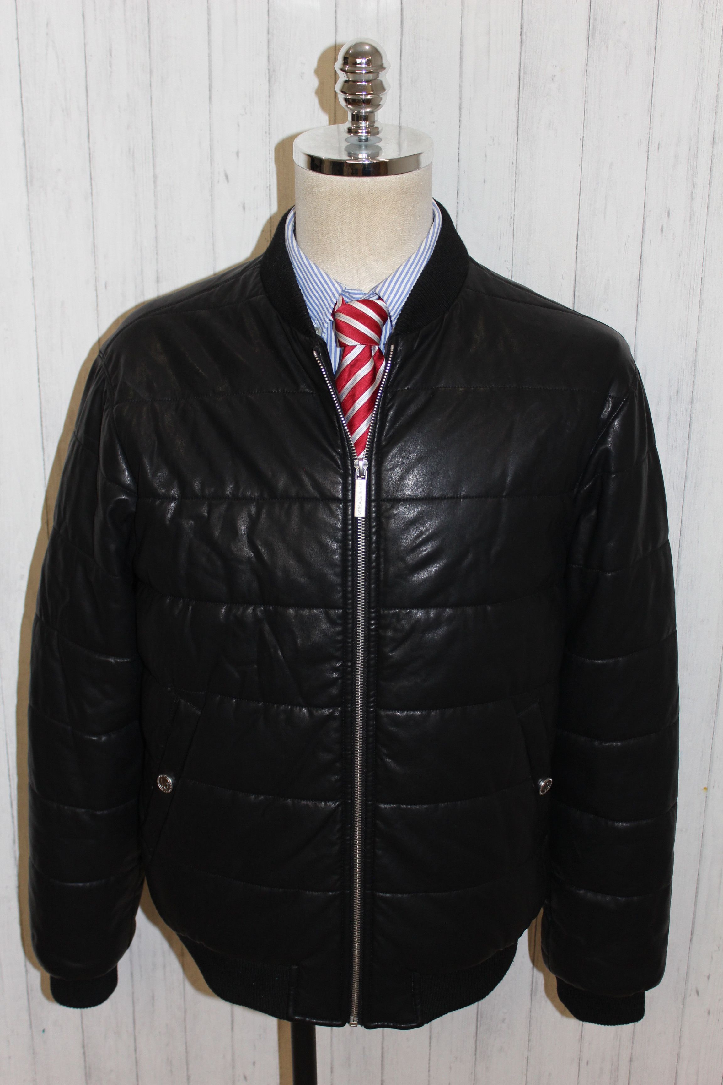 Versace Men's Versace Jeans Black Bomber Jacket Size M Size US M / EU 48-50 / 2 - 3 Thumbnail