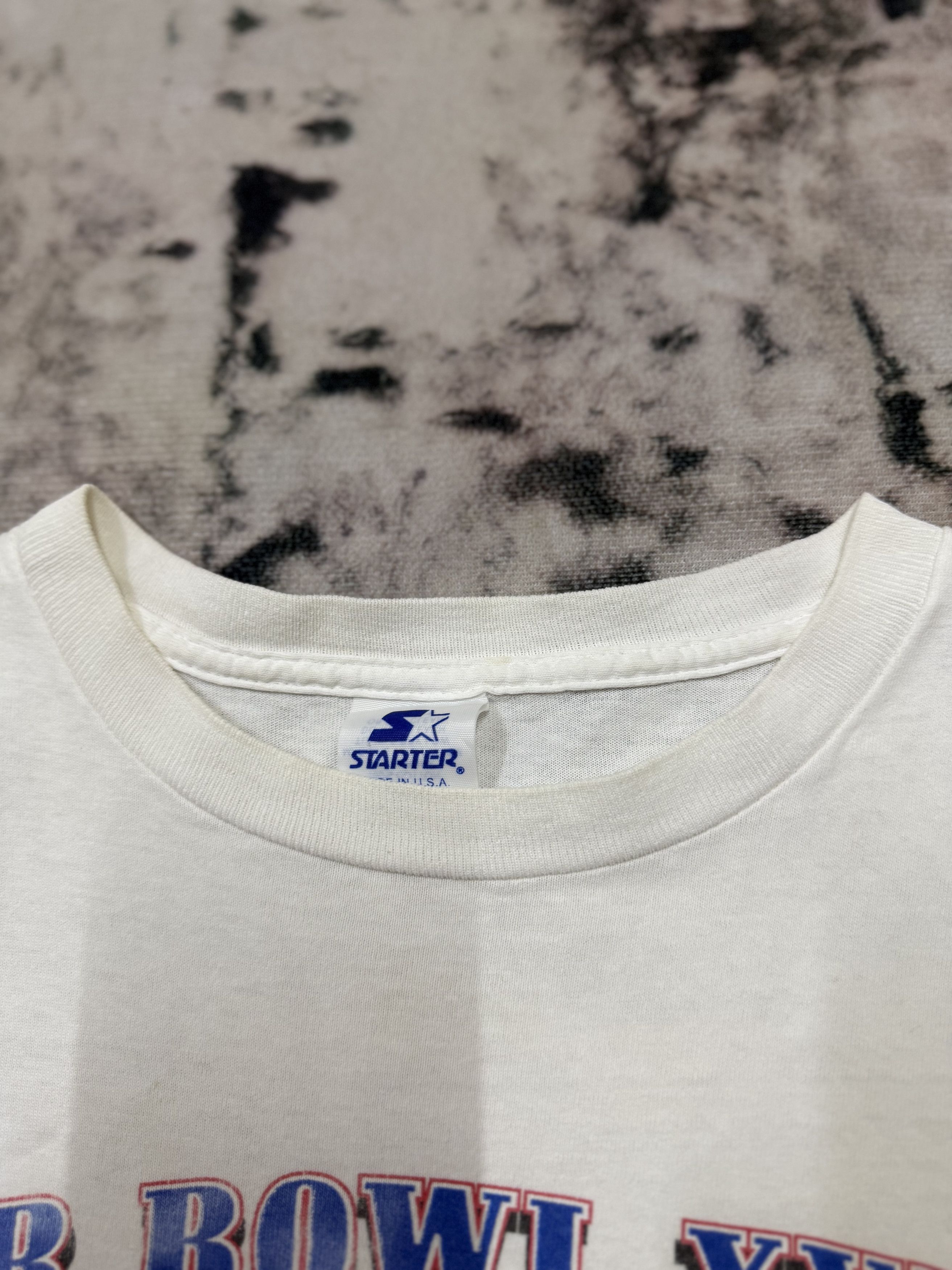 Starter × Vintage Vintage 90s Nflp Dallas Cowboys Super Bowl Starter Tshirt Size US L / EU 52-54 / 3 - 5 Thumbnail