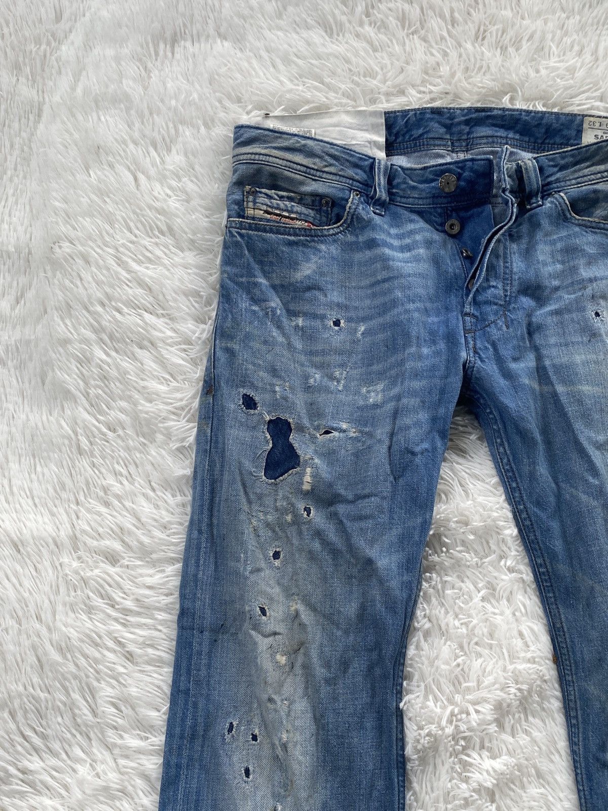 Diesel 💥BINDING NOW💥Diesel Industry Safado Rare Men’s Jeans Italy Size US 33 - 2 Thumbnail