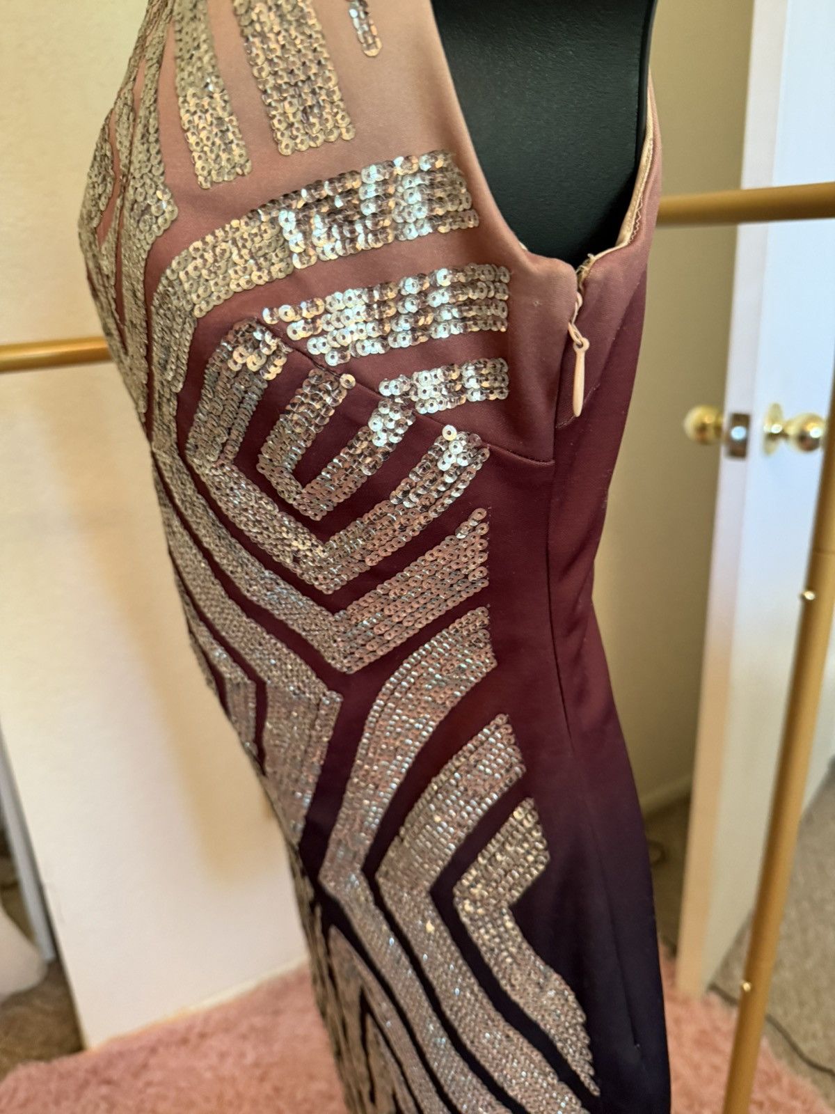 Bebe Gorgeous Bebe Sequin and Gradient Party dress Size M / US 6-8 / IT 42-44 - 3 Thumbnail