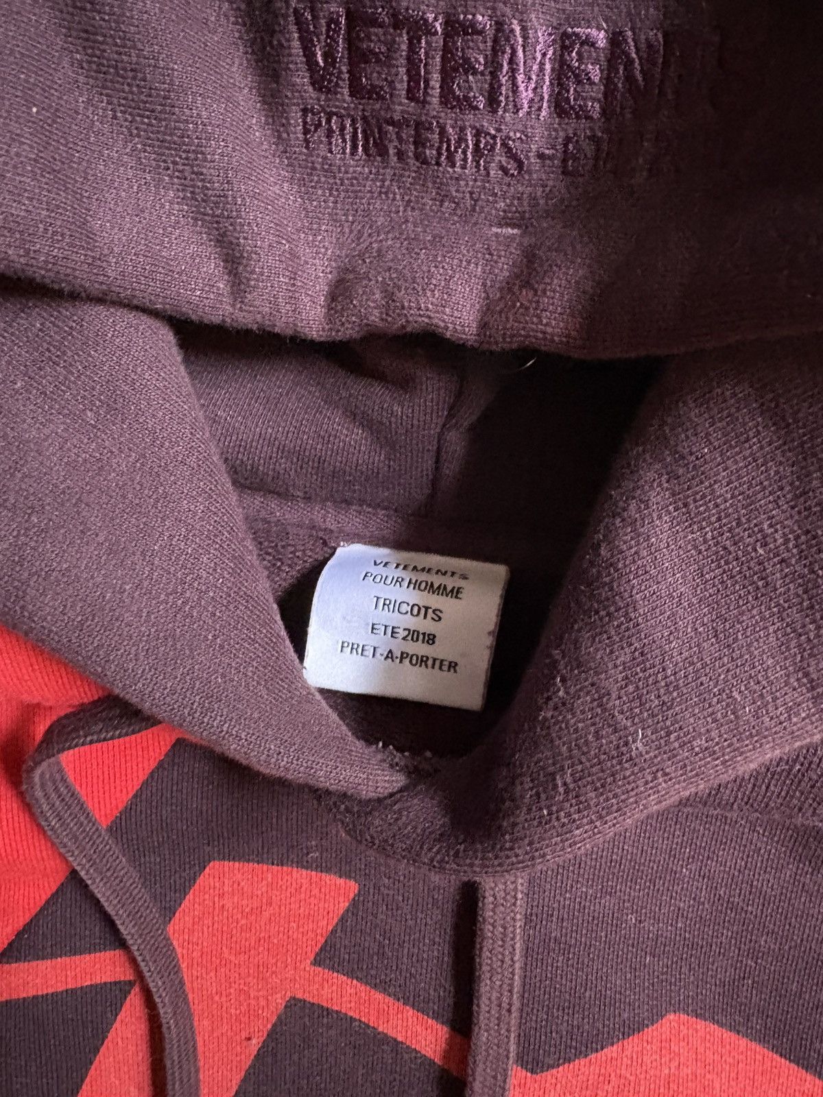 Vetements Vetements SS18 Zurich Reconstructed Hoodie Size US S / EU 44-46 / 1 - 3 Thumbnail