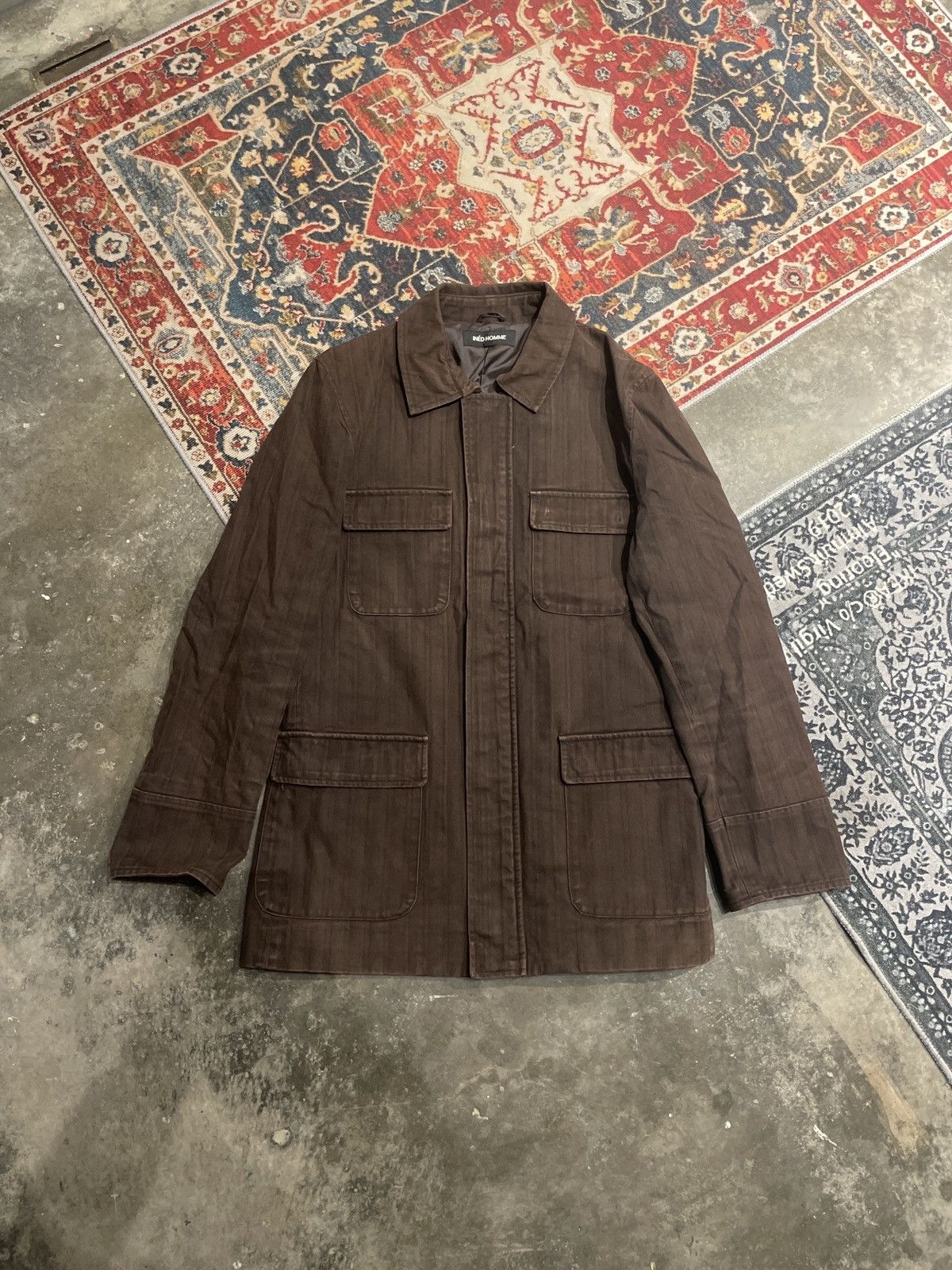 Yohji Yamamoto INED HOMME DENIM JACKET Size US L / EU 52-54 / 3 - 1 Thumbnail