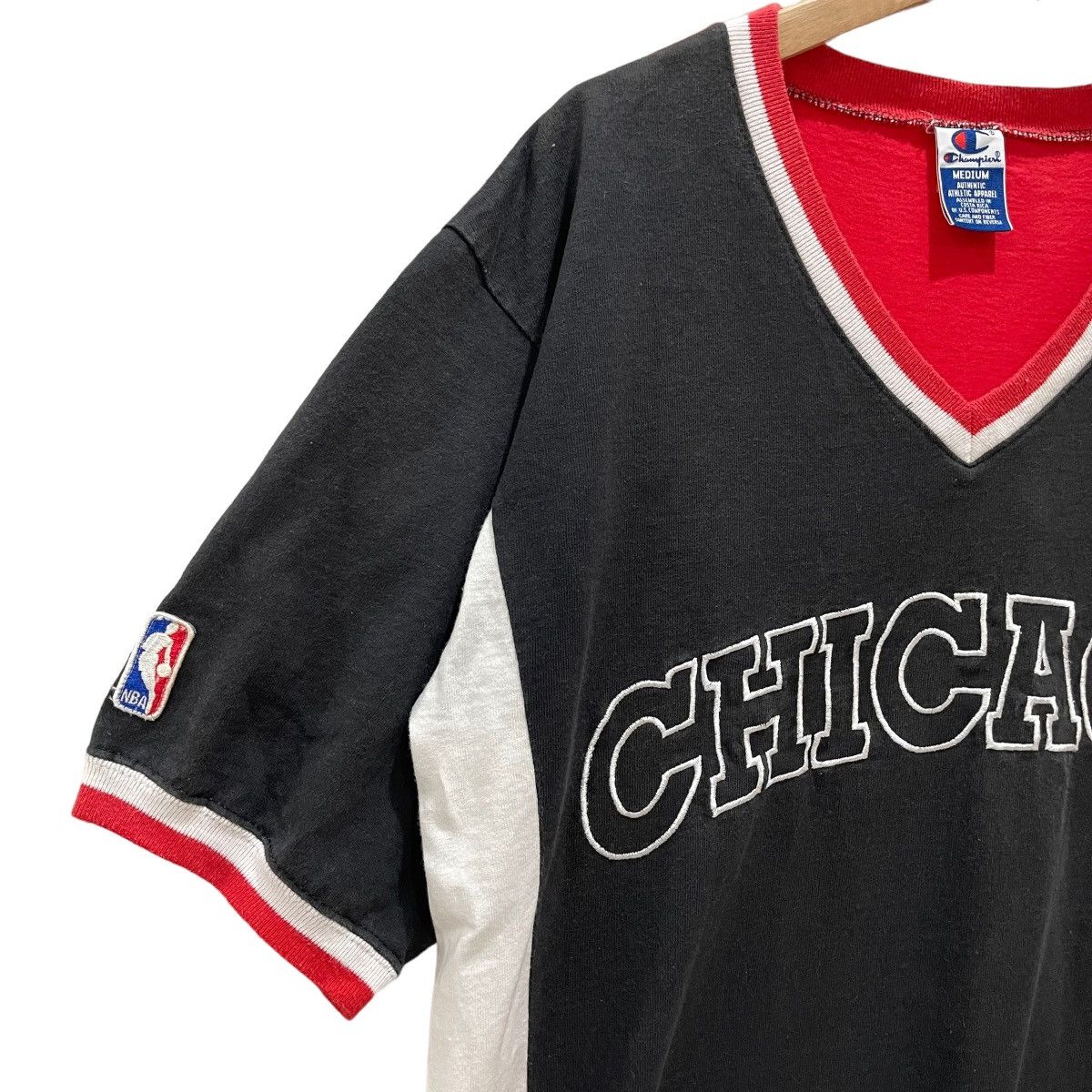 NBA Vintage 1996 Chicago Bulls Michael Jordan Warm Up T-Shirt Size US M / EU 48-50 / 2 - 6 Thumbnail