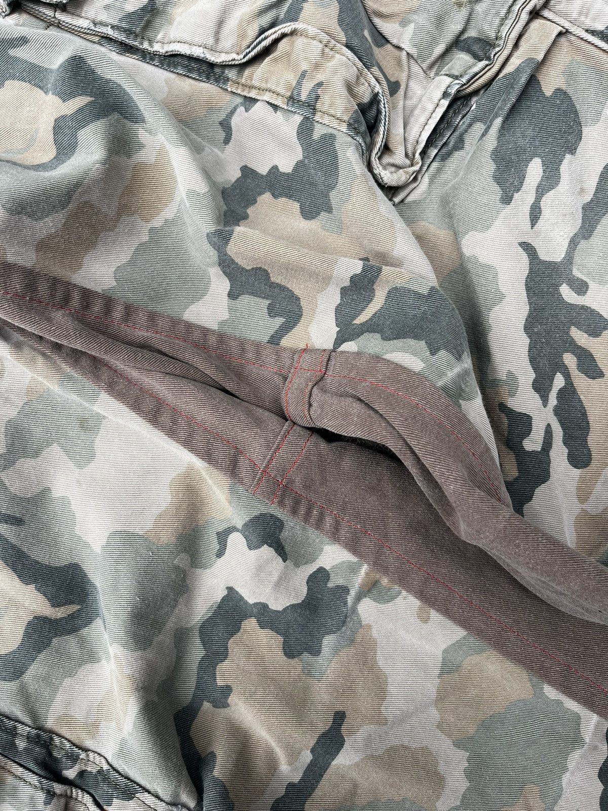 Levi's × Vintage Custom Faded Levi’s Flared Army Cargo Pants. Size US 36 / EU 52 - 4 Thumbnail
