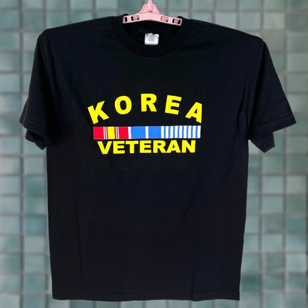 AAA Korea Veteran Shirt Mens Size L Black 2 Sided Graphic Tee Size US L / EU 52-54 / 3 - 1 Thumbnail