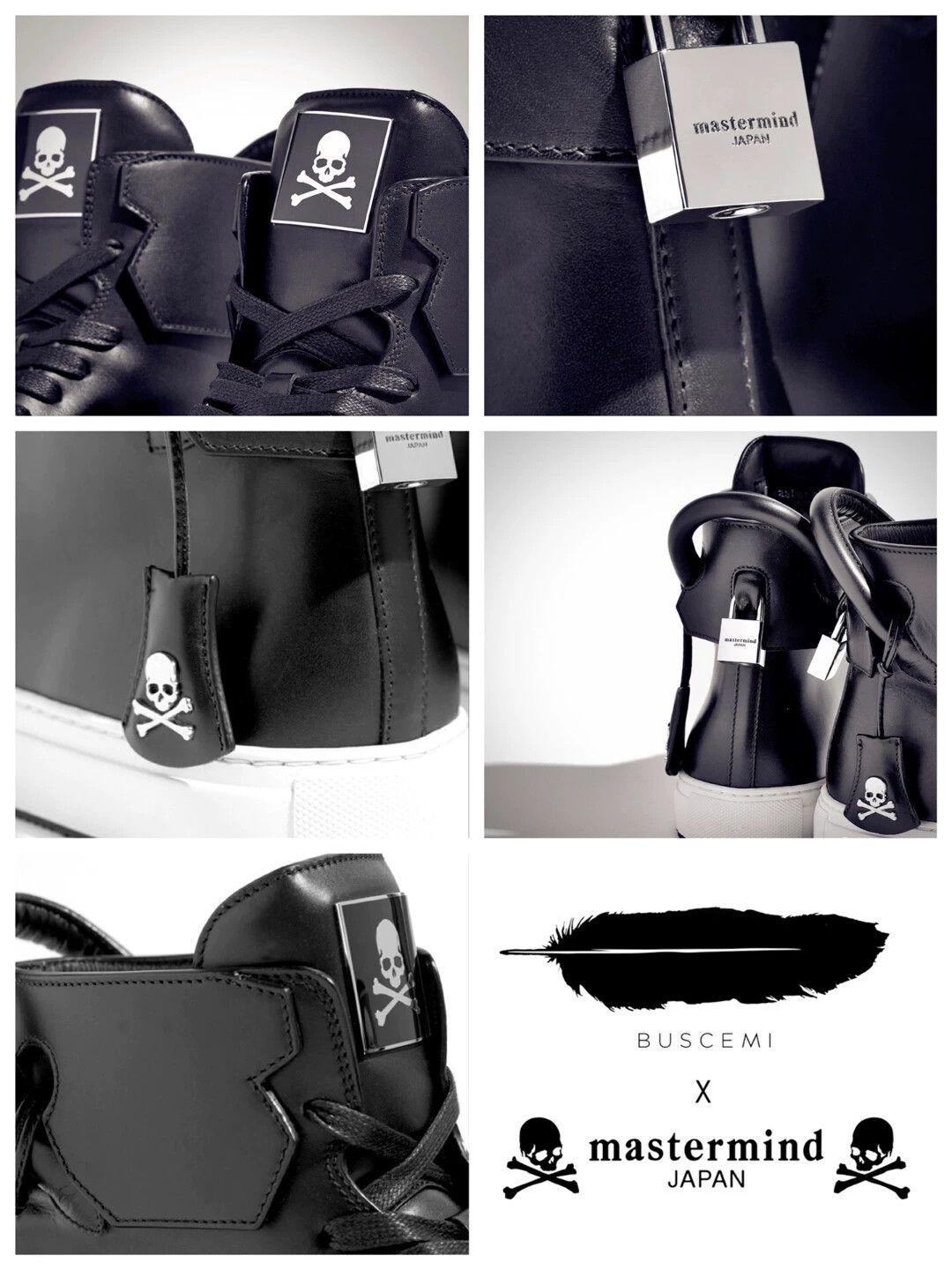 Mastermind Japan mmj x Buscemi 125MM High Top 42 like new Size US 9 / EU 42 - 10 Thumbnail
