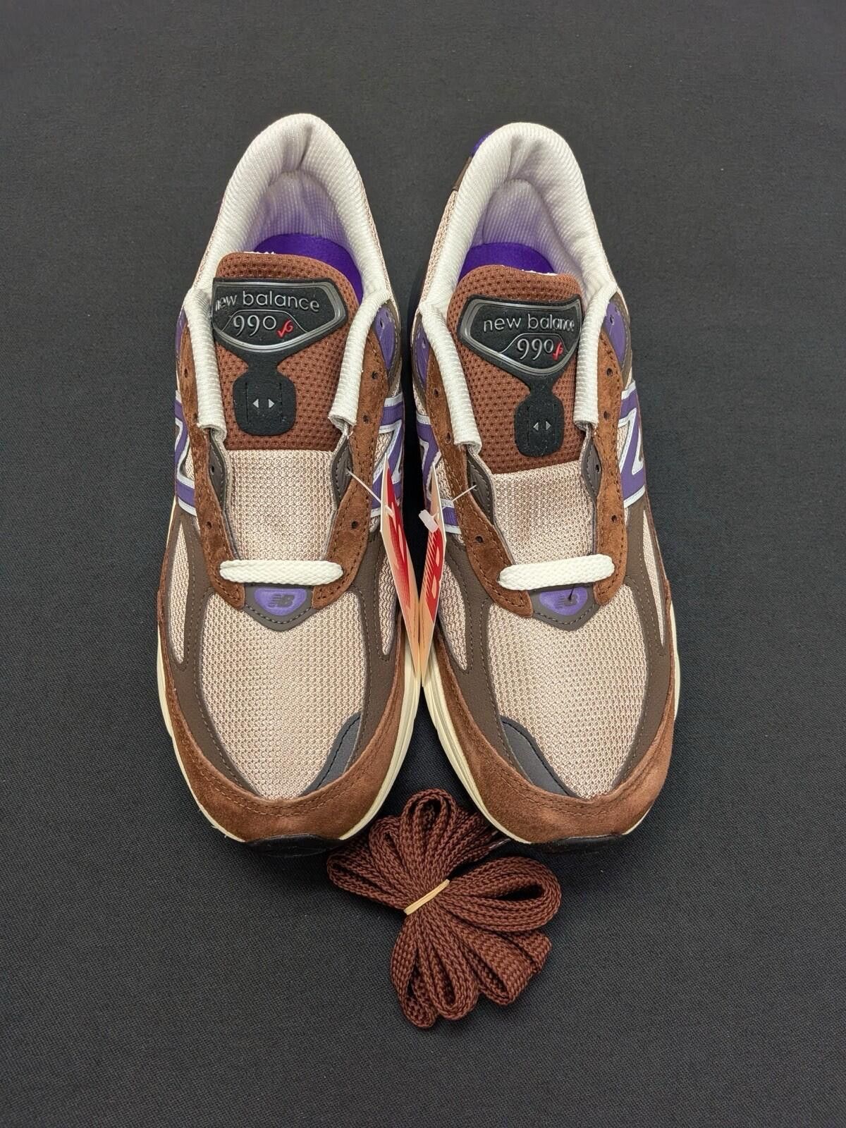 New Balance New Balance 990v6 Rich Oak Brown Purple Beige U9900P6 Size US 10.5 / EU 43-44 - 4 Thumbnail