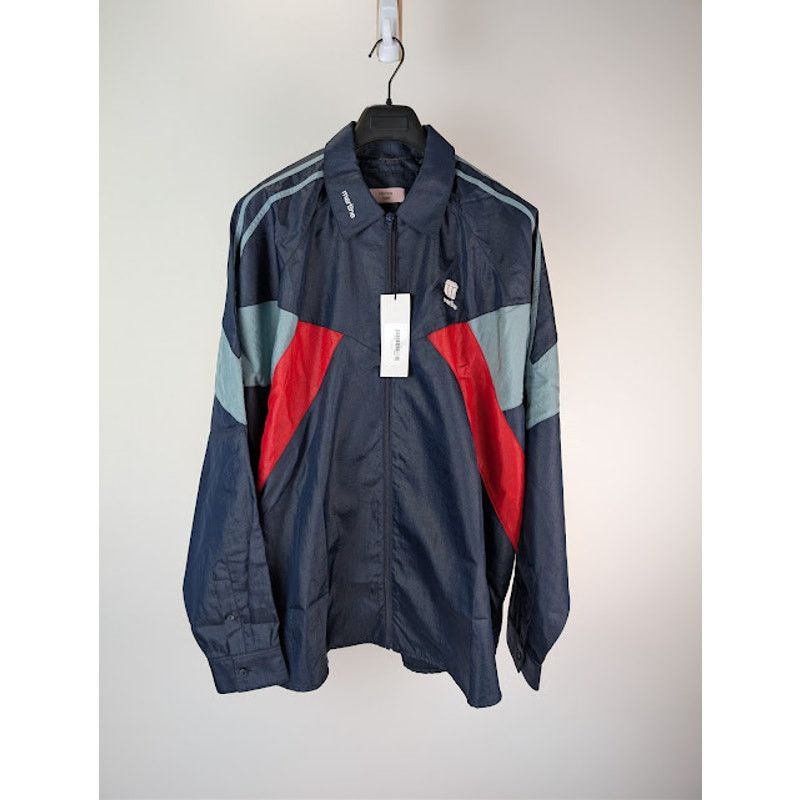 Martine Rose o1rshd1 Shirt Track Jacket in Navy Blue Size US L / EU 52-54 / 3 - 1 Thumbnail