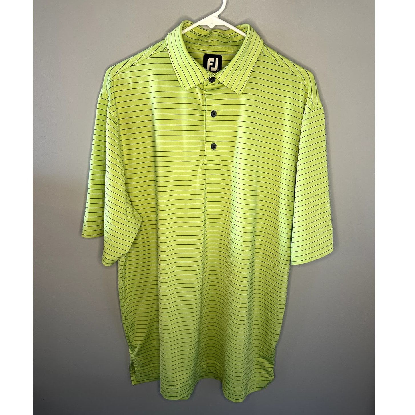 Footjoy FootJoy NBC Sports Stripe Performance Golf Polo Green Large Size US L / EU 52-54 / 3 - 1 Thumbnail