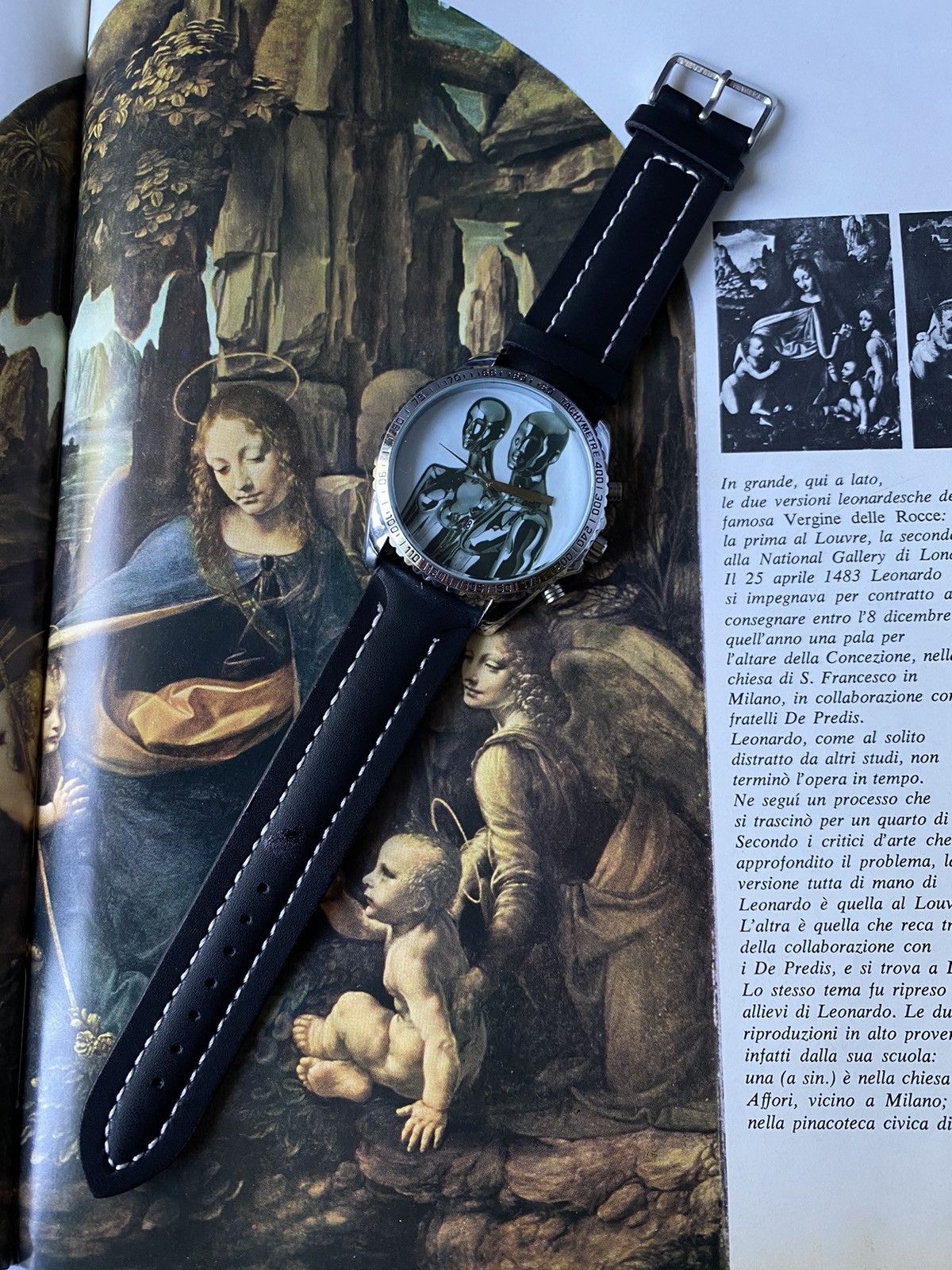Japanese Brand × Jewelry × Vintage Futuristic Watch Black Strap Unique Design Size ONE SIZE - 1 Thumbnail