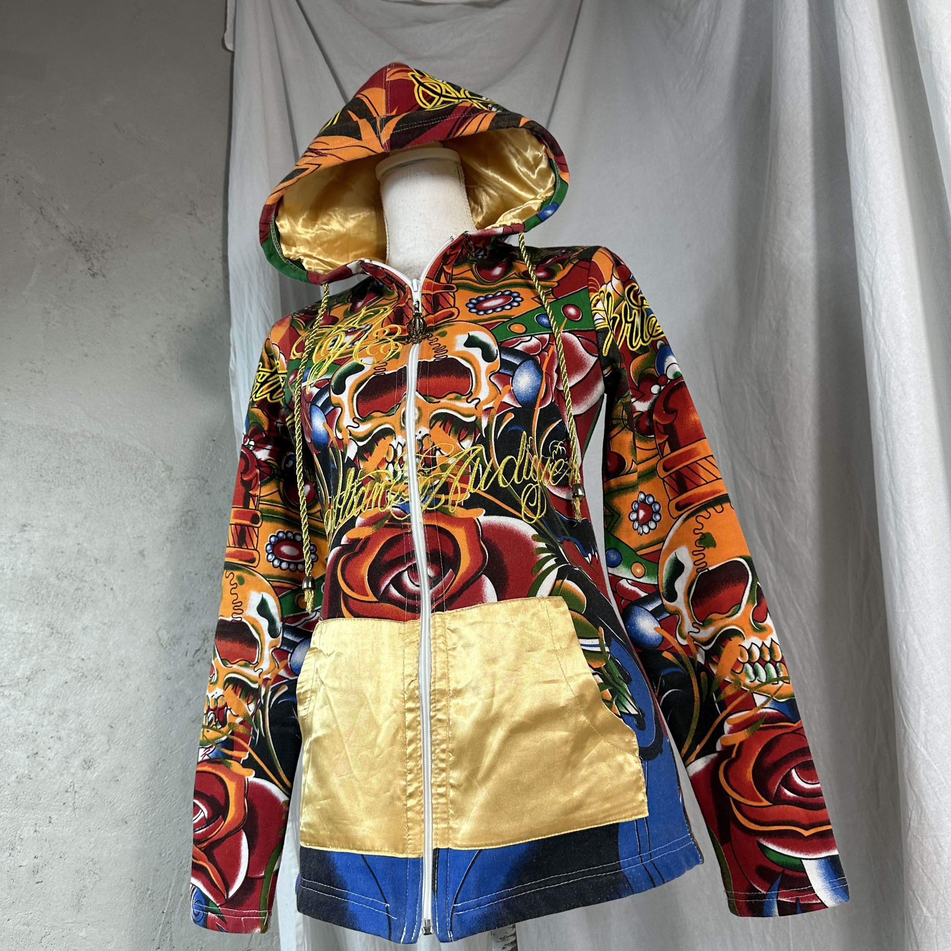 Christian Audigier × Vintage Vintage Christian Audigier Y2K Hoodie Size US M / EU 48-50 / 2 - 8 Thumbnail