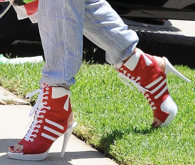 Adidas × Jeremy Scott Adidas Jeremy Scott HIGH HEEL BOOTS, WOMENS shoes 5,5 D65702 Size US 5.5 / IT 35.5 - 12 Thumbnail