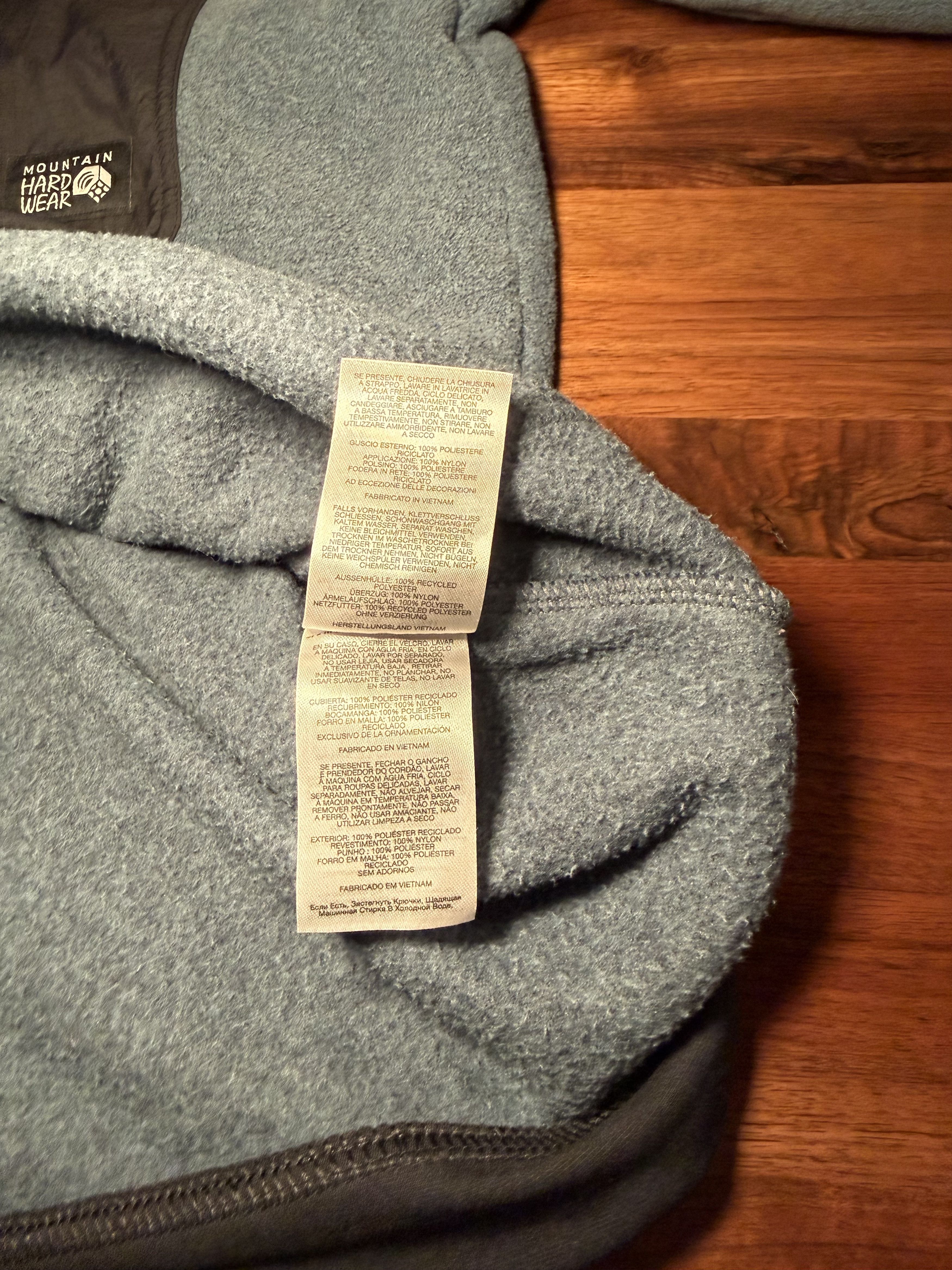 Mountain Hardwear Mountain Hardwear First Tracks Recycled Fleece Hoodie OM0375 Size US L / EU 52-54 / 3 - 6 Thumbnail