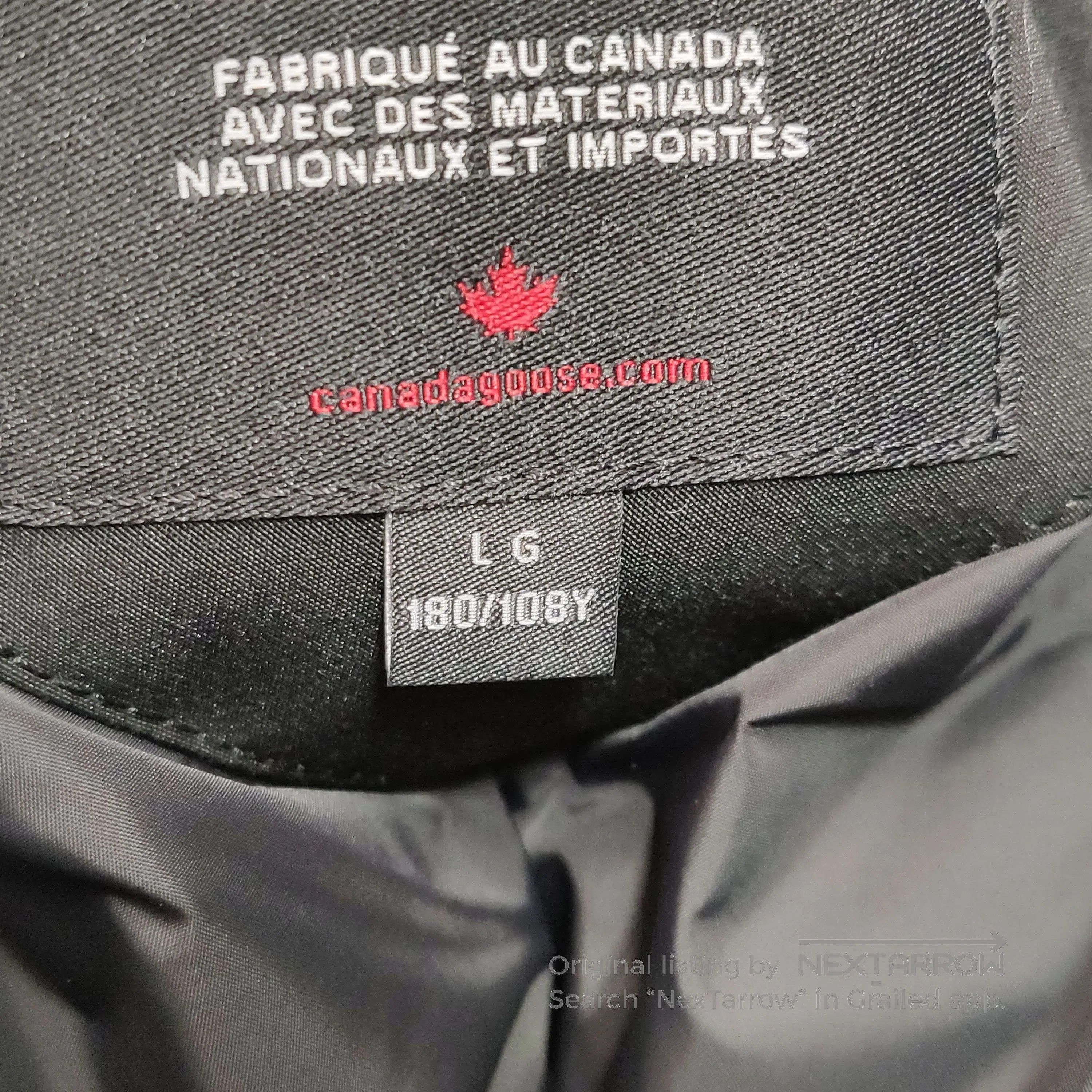 Canada Goose Canada Goose L Hooded Fur Collar Logo Down Jacket. Size US L / EU 52-54 / 3 - 9 Thumbnail