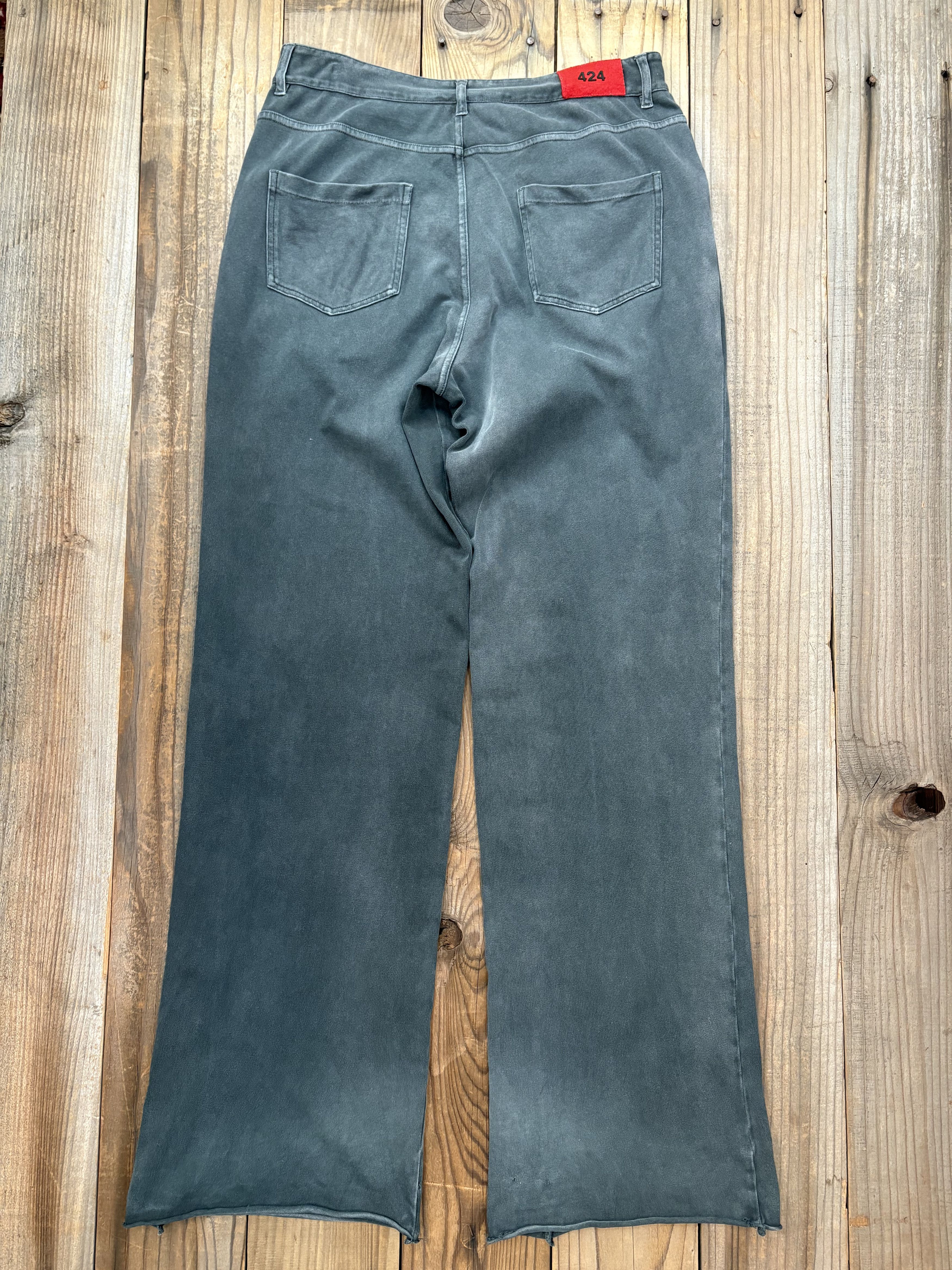 424 Gray 5 Pocket Sweatpant Size US 32 / EU 48 - 3 Thumbnail