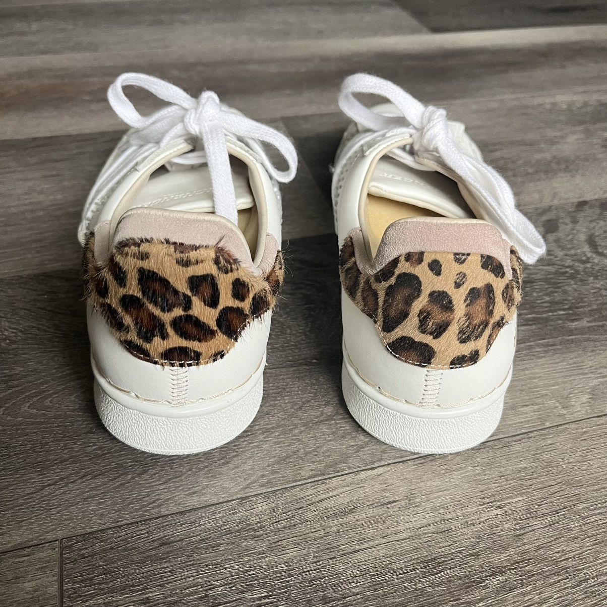 Designer Hidnander Stripeless Leopard Heel Leather Sneakers Womens 40 Size US 9 / IT 39 - 4 Thumbnail
