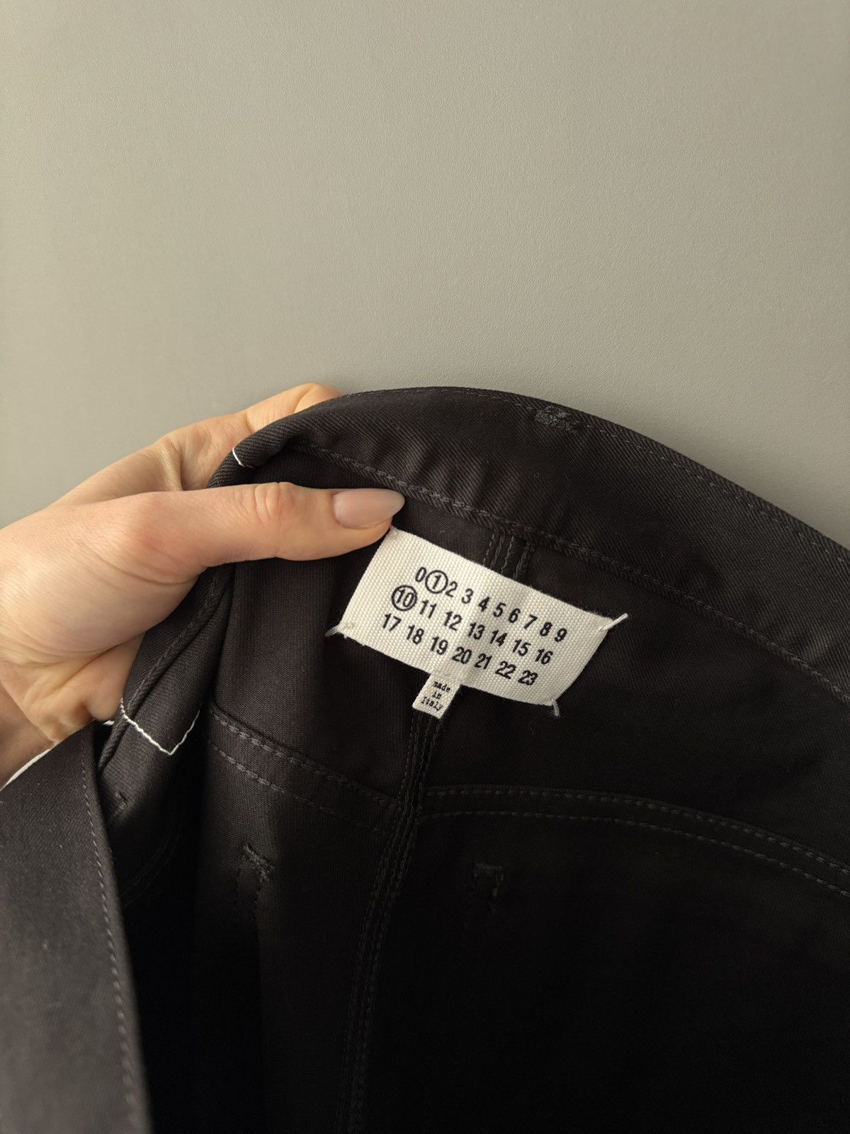 Maison Margiela Last Maison Margiela Invitation Print Skinny Black Jeans Size US 34 / EU 50 - 7 Thumbnail