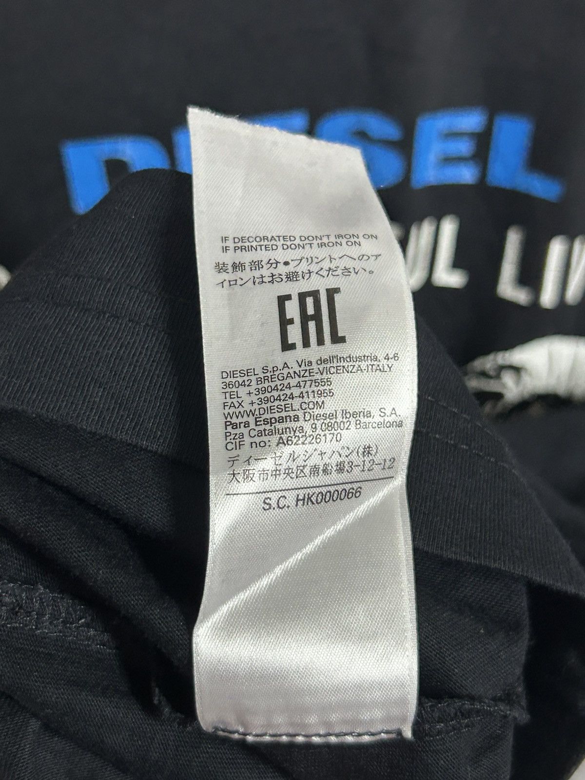 Diesel × Japanese Brand × Vintage Vintage Diesel Punk tees Size US M / EU 48-50 / 2 - 4 Thumbnail