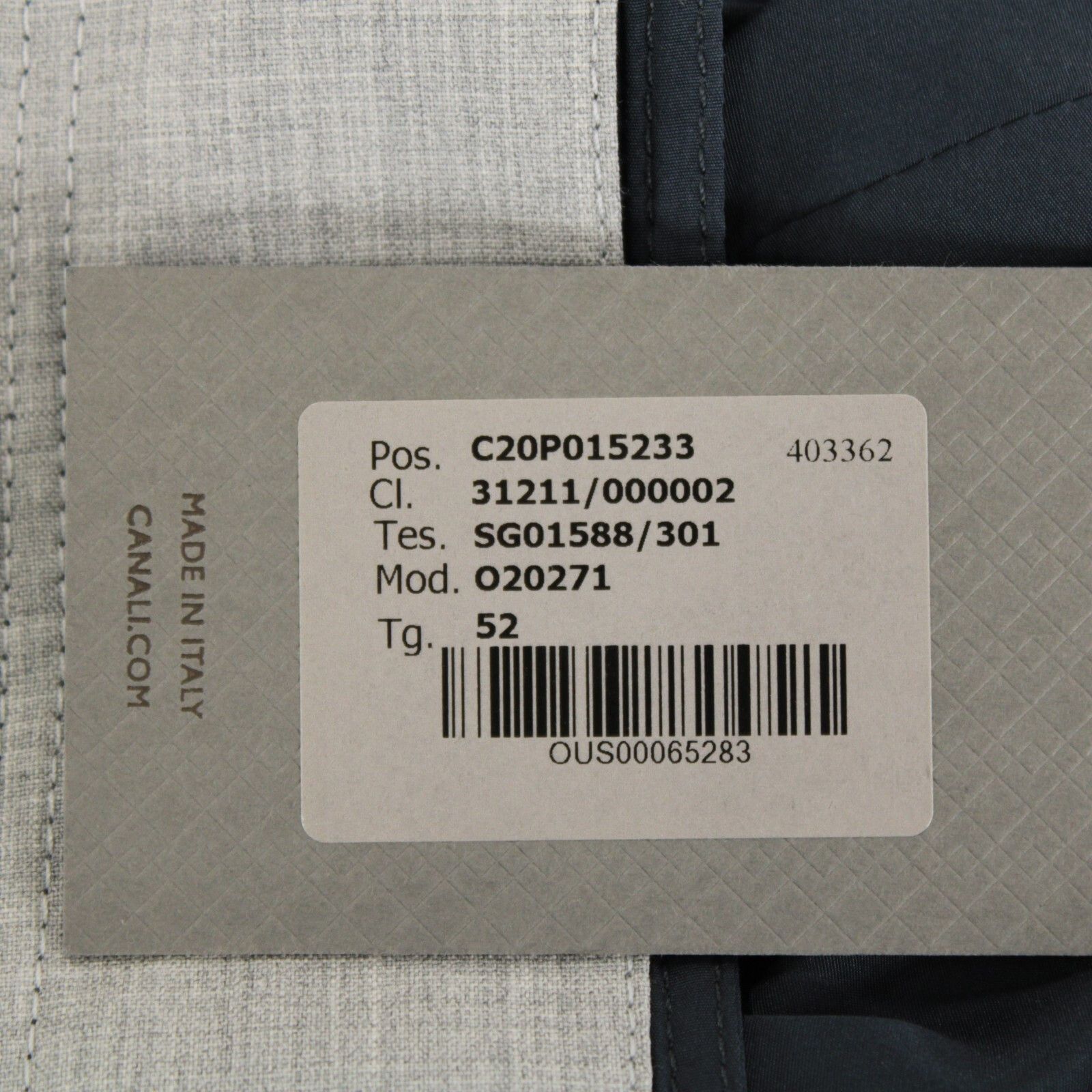 Canali Canali Coat Size L US In Blue Polyester Size US L / EU 52-54 / 3 - 8 Thumbnail
