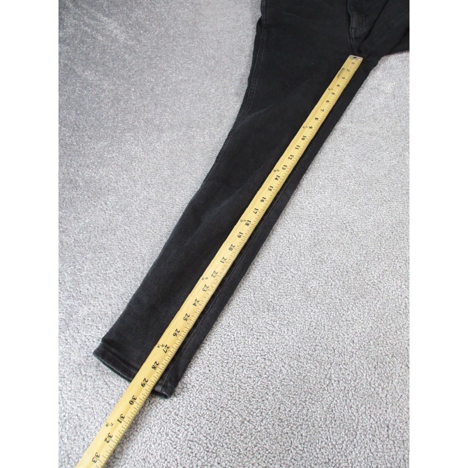 Madewell Madewell High Rise Skinny Jeans Womens 27 Black Denim Skinny Jeans Size 27" / US 4 / IT 40 - 4 Thumbnail