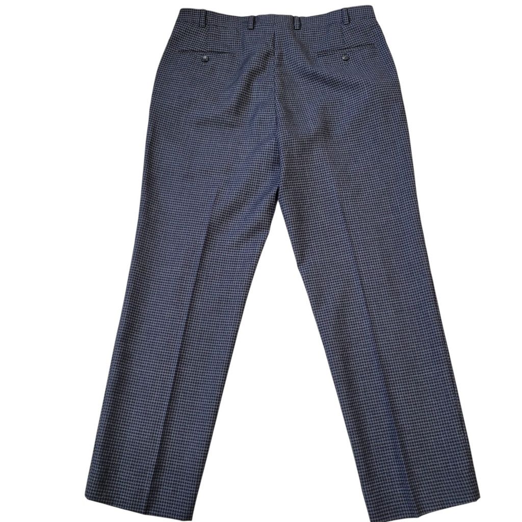 Hart Schaffner Marx Hart Schaffner Marx Men Slim-Fit Flat Front Wool Pants 38/30 Size US 38 / EU 54 - 4 Thumbnail