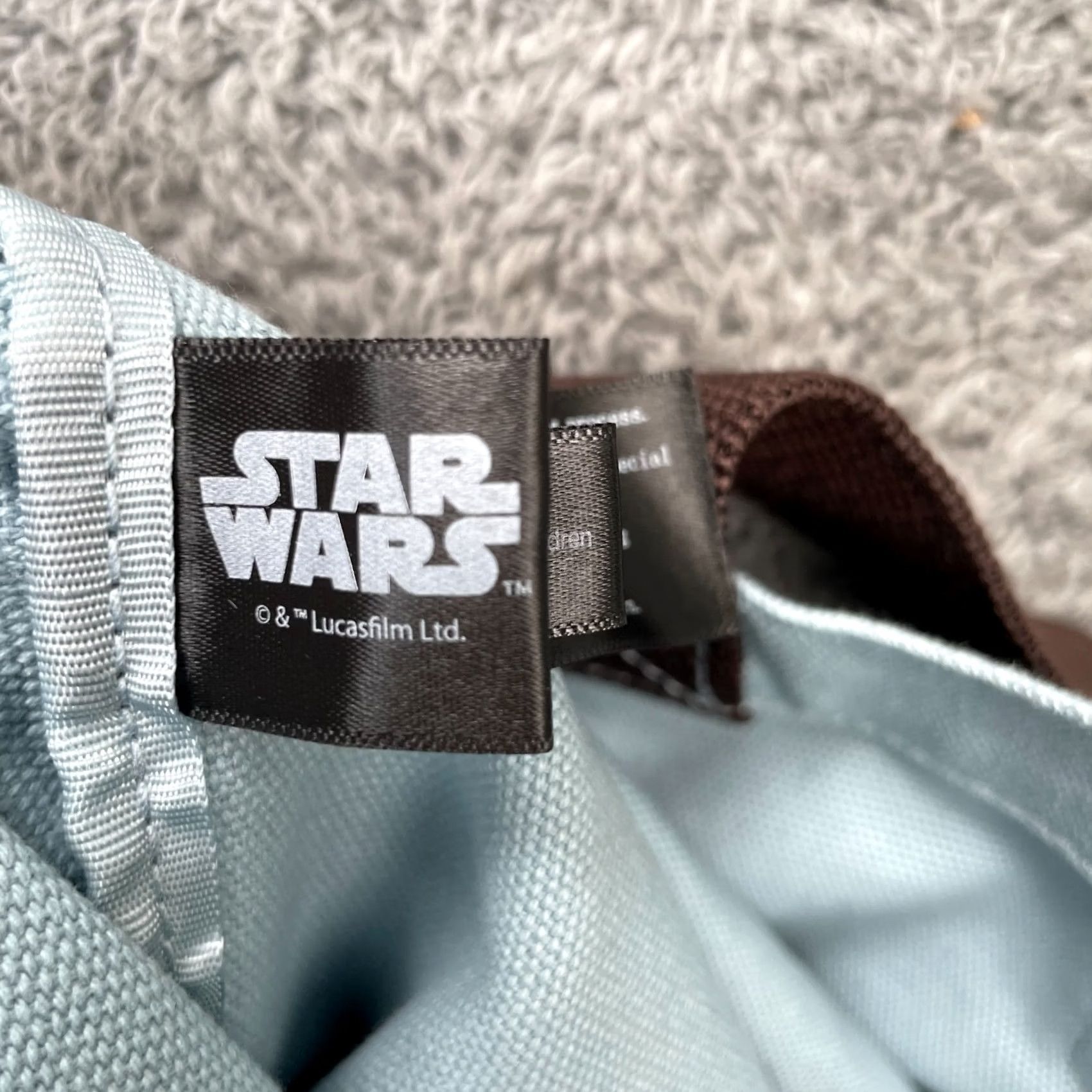 Vintage Loungefly Star Wars Blue Canvas Tote Handbag Han Solo Chewbacca Script Bag Size ONE SIZE - 3 Thumbnail