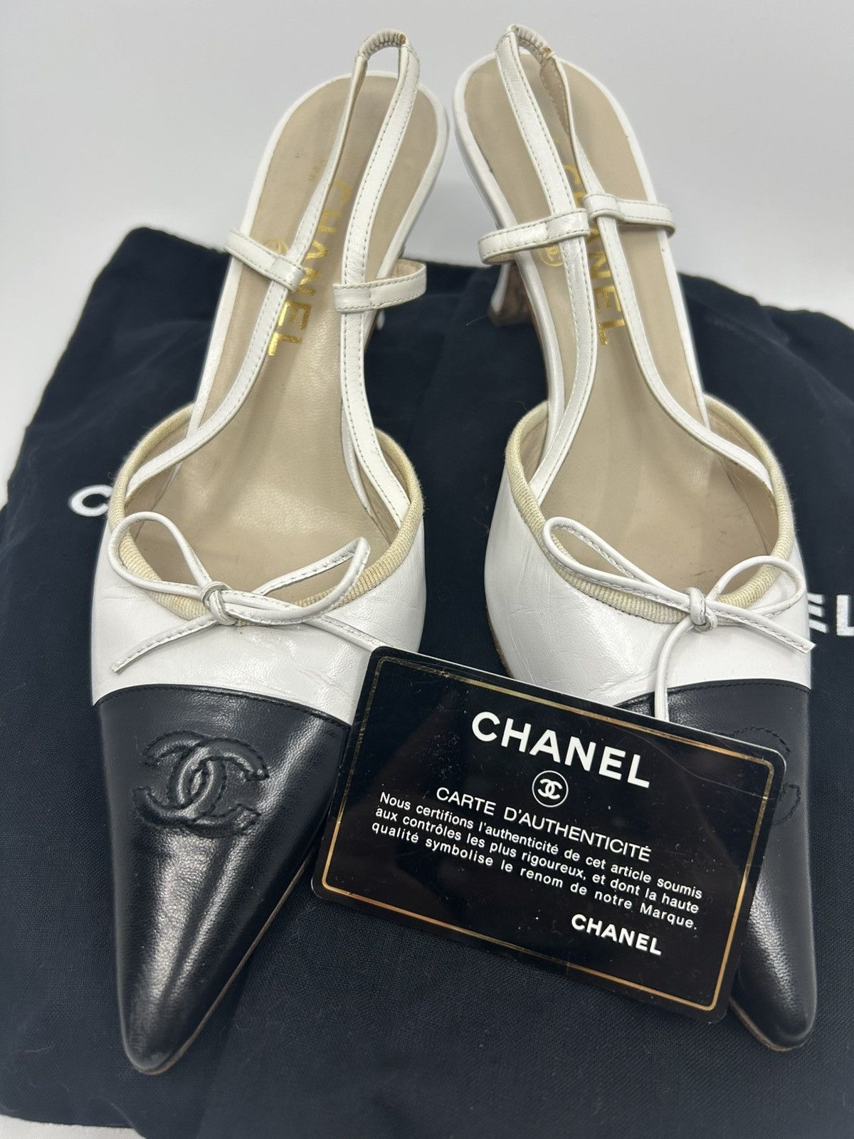 Chanel Classic Chanel Slingback Pumps Size US 8 / IT 38 - 1 Thumbnail