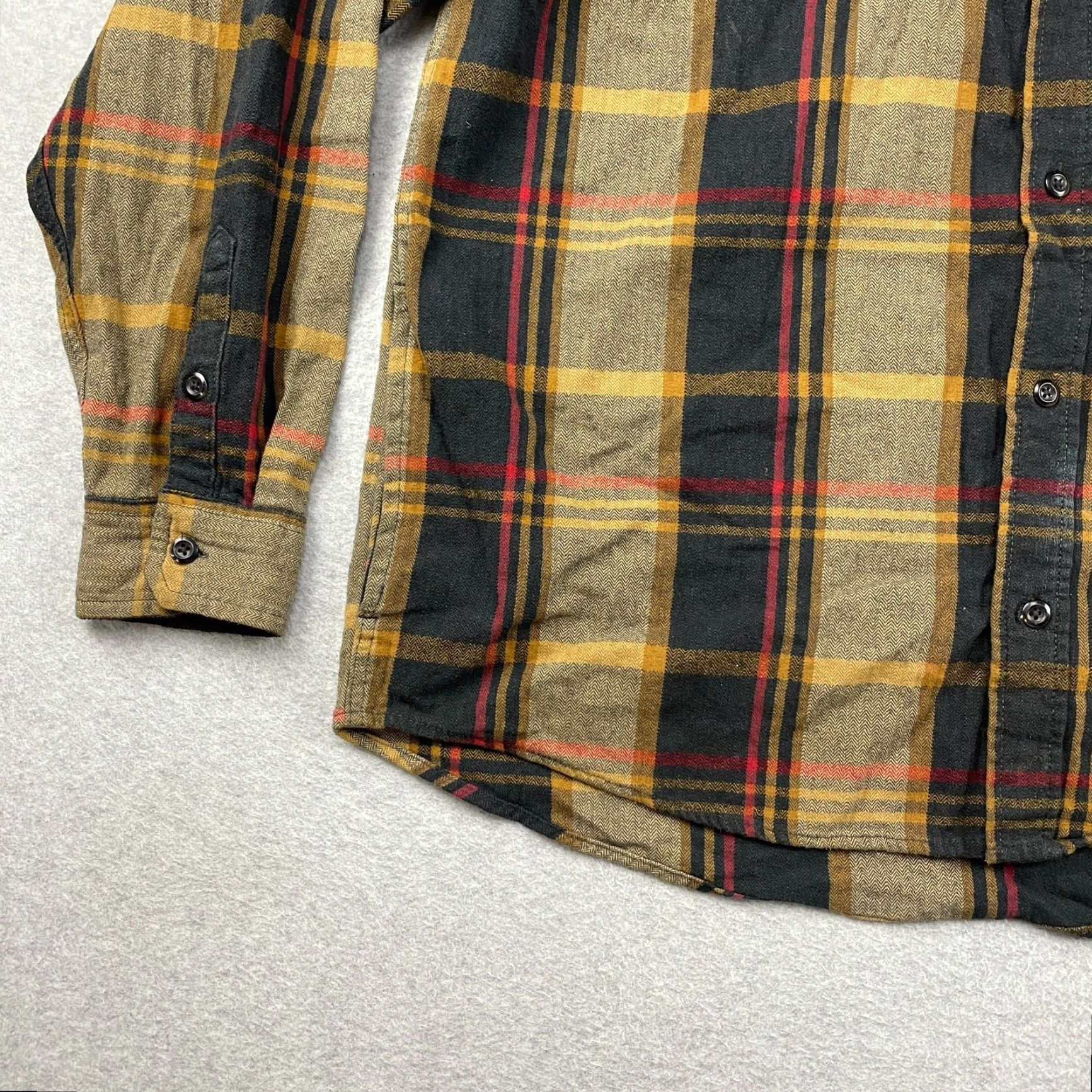 Orvis Orvis Big Bear Flannel Shirt Mens 2XL Plaid Heavyweight Long Sleeve Pockets Multicolor Button-Up Casual Outdoor Regular Fit Logo Climate: All Seasons Size US XXL / EU 58 / 5 - 3 Thumbnail