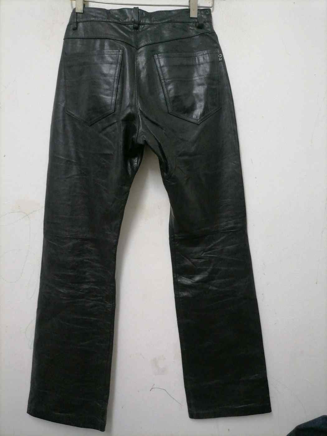 14th Addiction × KMRii × Le Grande Bleu (L.G.B.) Japanese Brand Morgan Homme cowhide leather pants Size US 28 / EU 44 - 4 Thumbnail