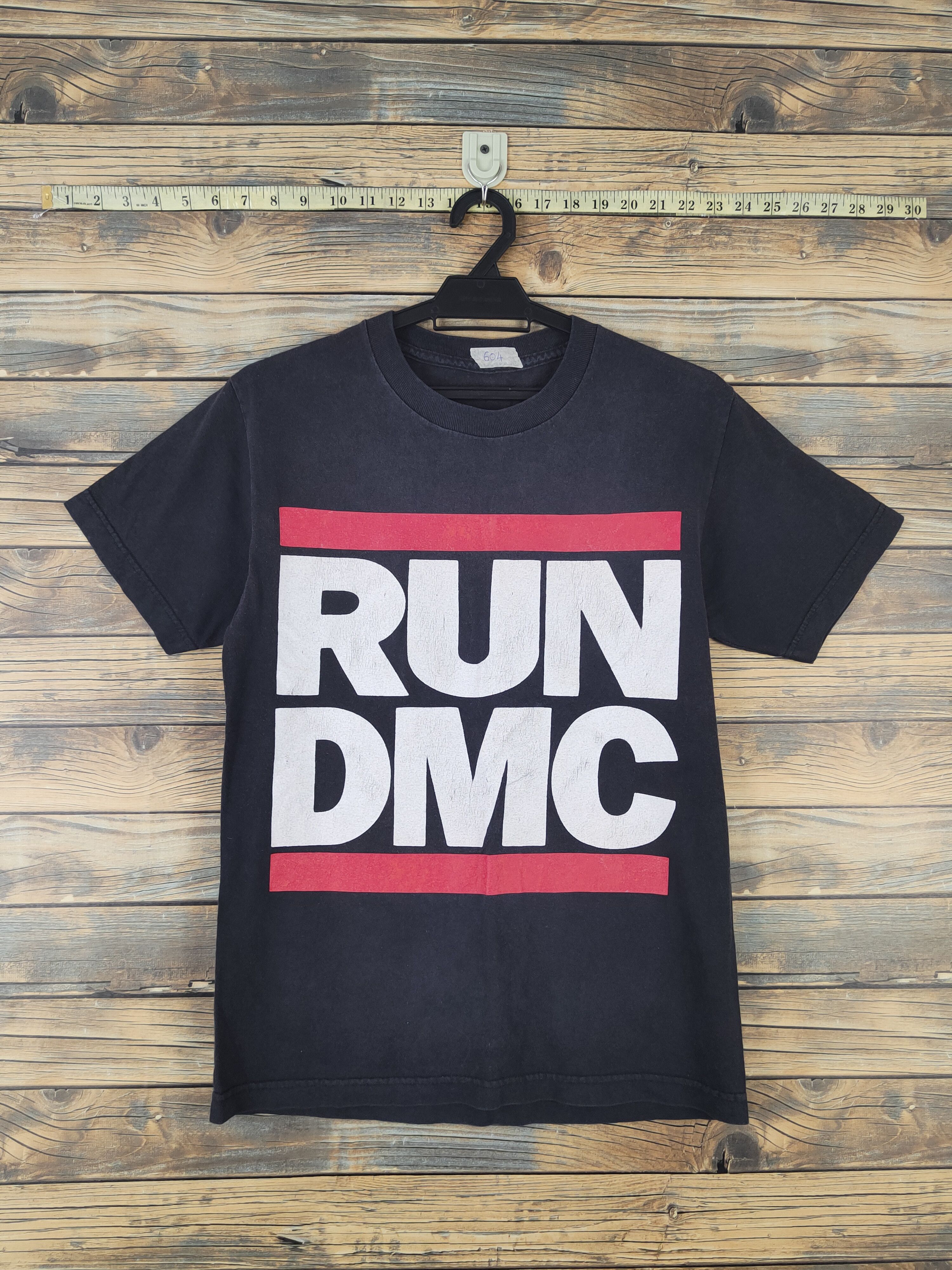 Band Tees RUN DMC Black Faded Short Sleeve T-shirt #604 Size US S / EU 44-46 / 1 - 1 Thumbnail