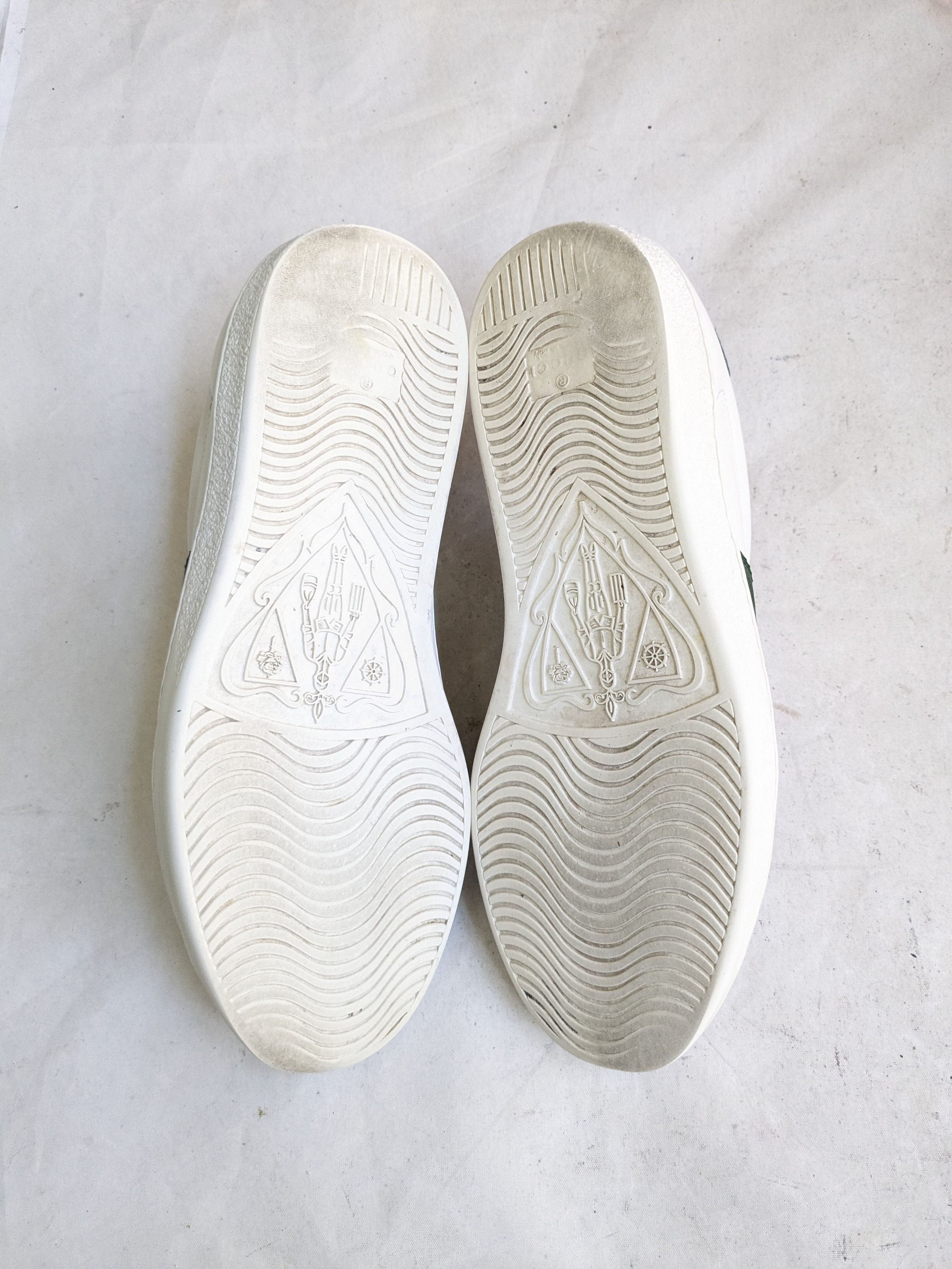 Gucci Gucci Ace Sneakers Bee White 8.5 Low Tops Size US 8.5 / EU 41-42 - 15 Thumbnail