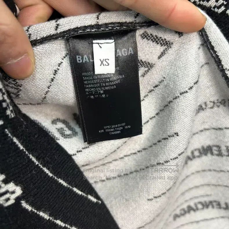 Balenciaga Balenciaga Classic barrage sweater/XS Size US XS / EU 42 / 0 - 4 Thumbnail