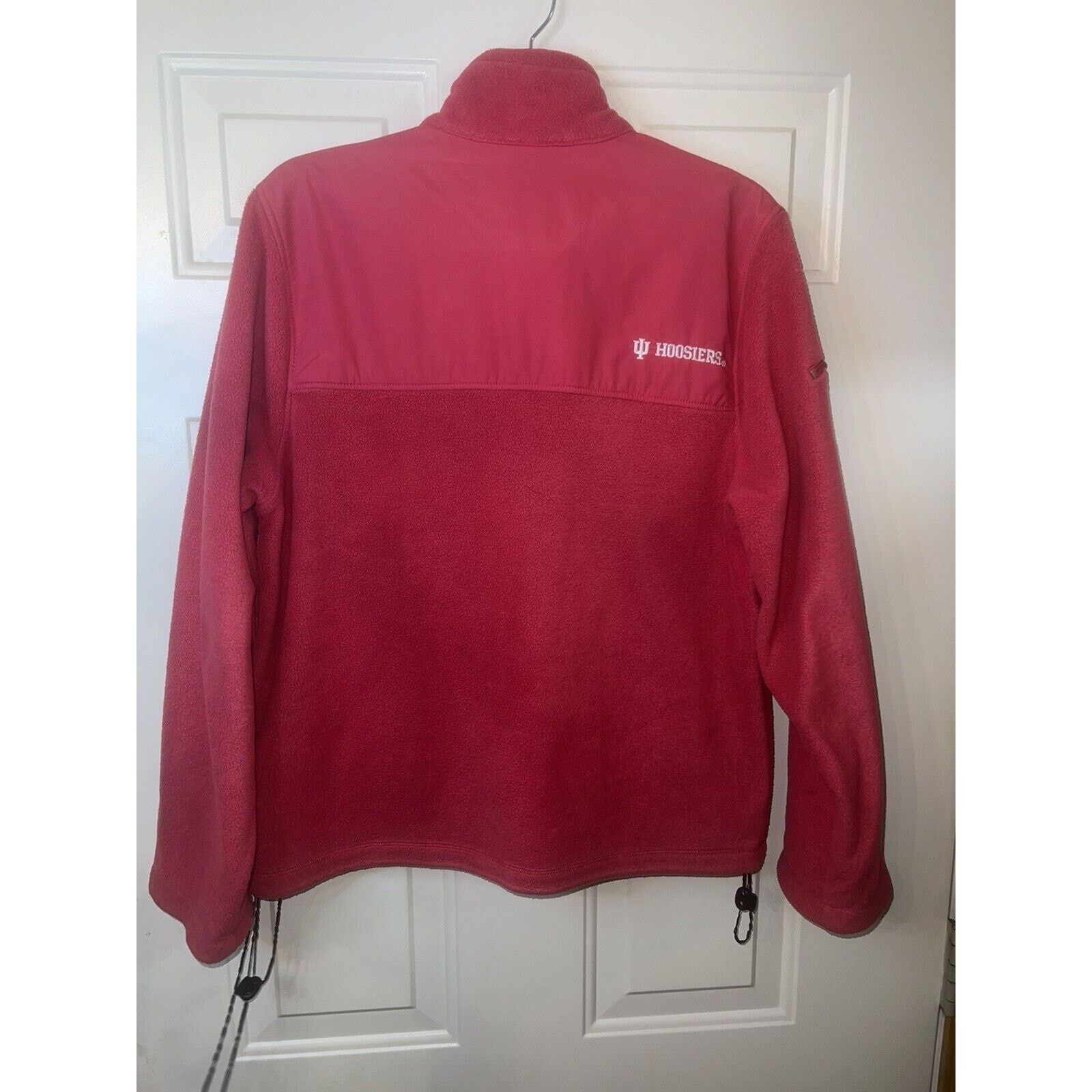 Columbia Indiana Hoosiers Women’s Fleece Jacket Full Zip Red Large Size US L / EU 52-54 / 3 - 10 Thumbnail