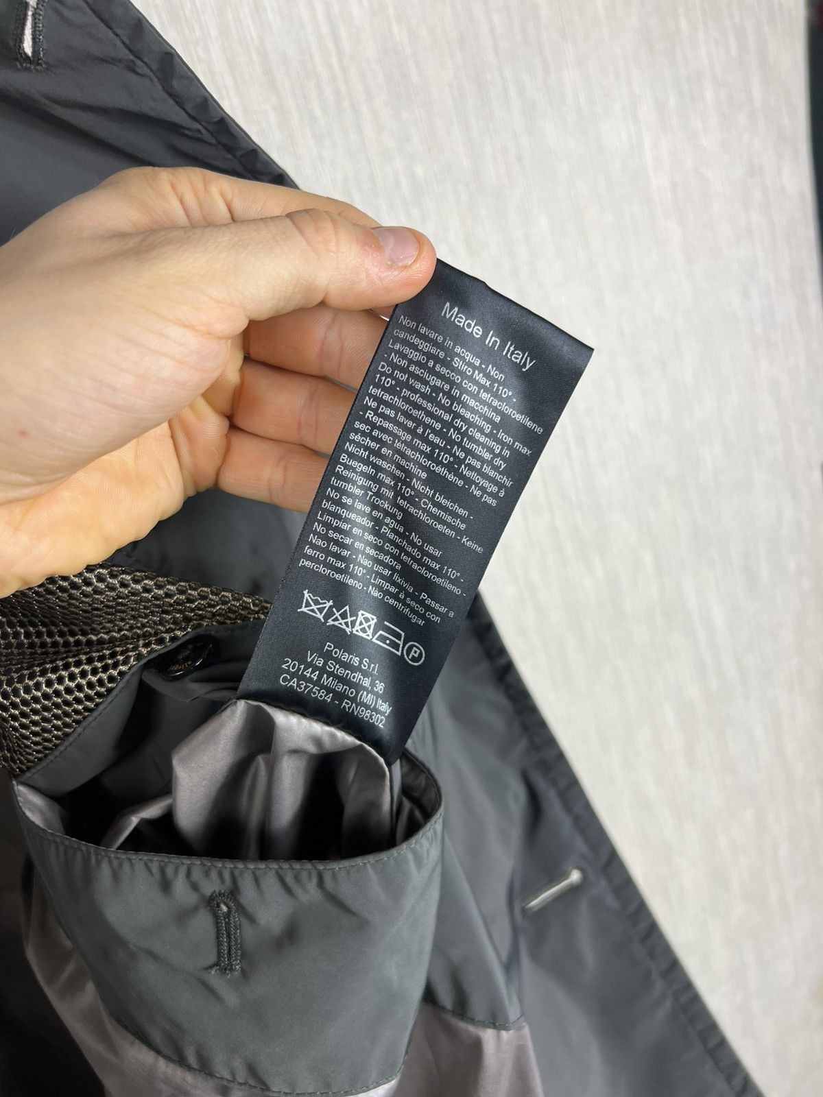 Allegri Allegri nylon long raincoat parka asymmetrical jacket Size US L / EU 52-54 / 3 - 25 Thumbnail