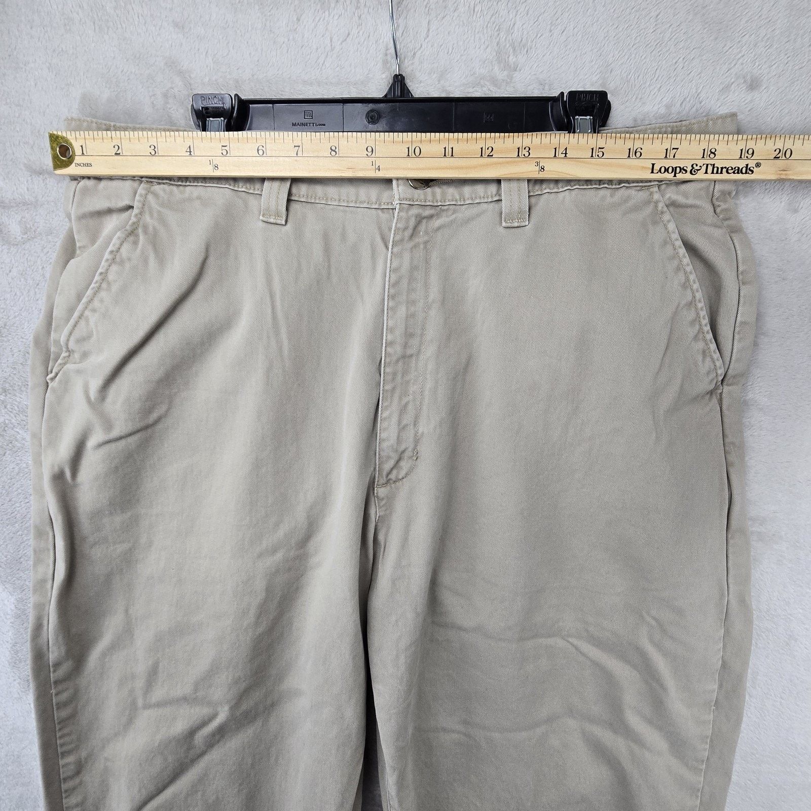 Levi's Vintage Levis L2 Khaki Pants Mens 38x30 (Fits 38x27) Baggy Size US 38 / EU 54 - 10 Thumbnail